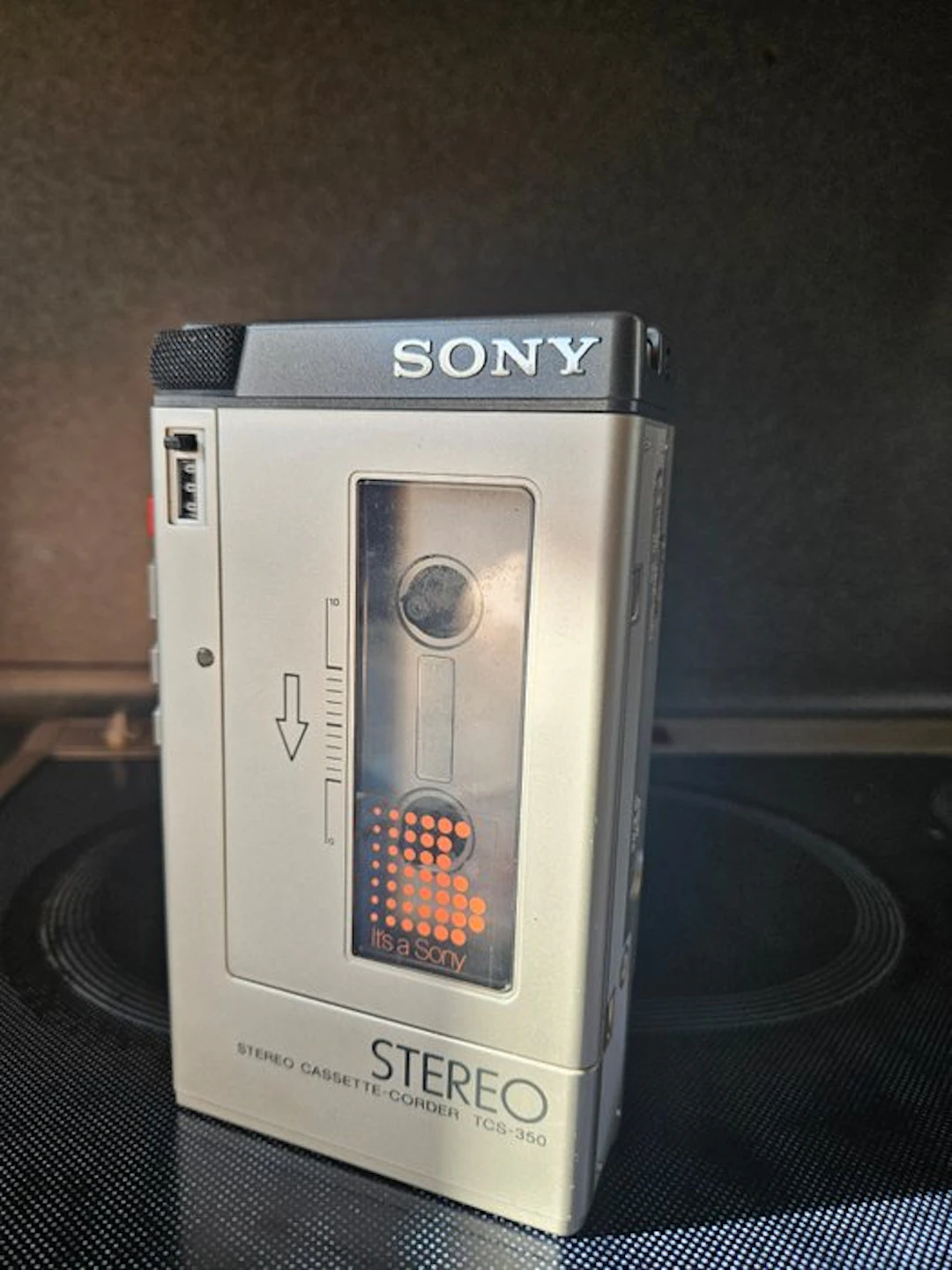 Sony - TCS-350 Handheld Cassette recorder-player