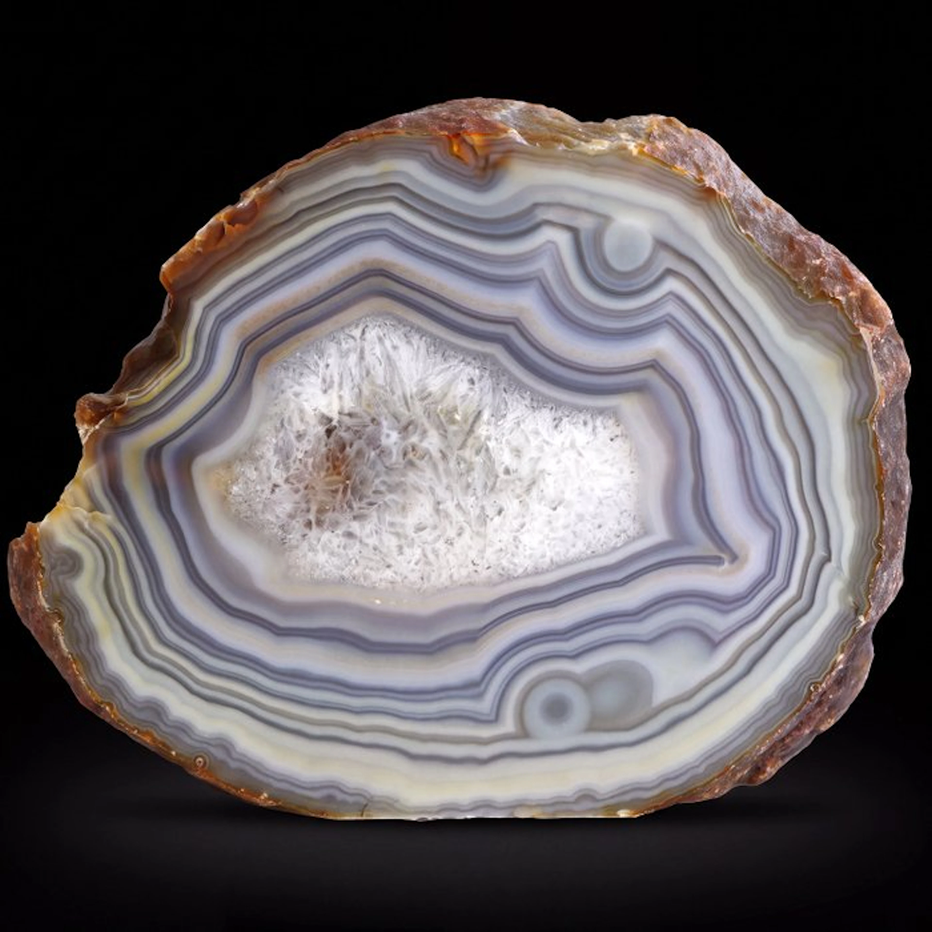 XL Rainbow Agate - 18x24x6 cm - Geode- 4.65 kg