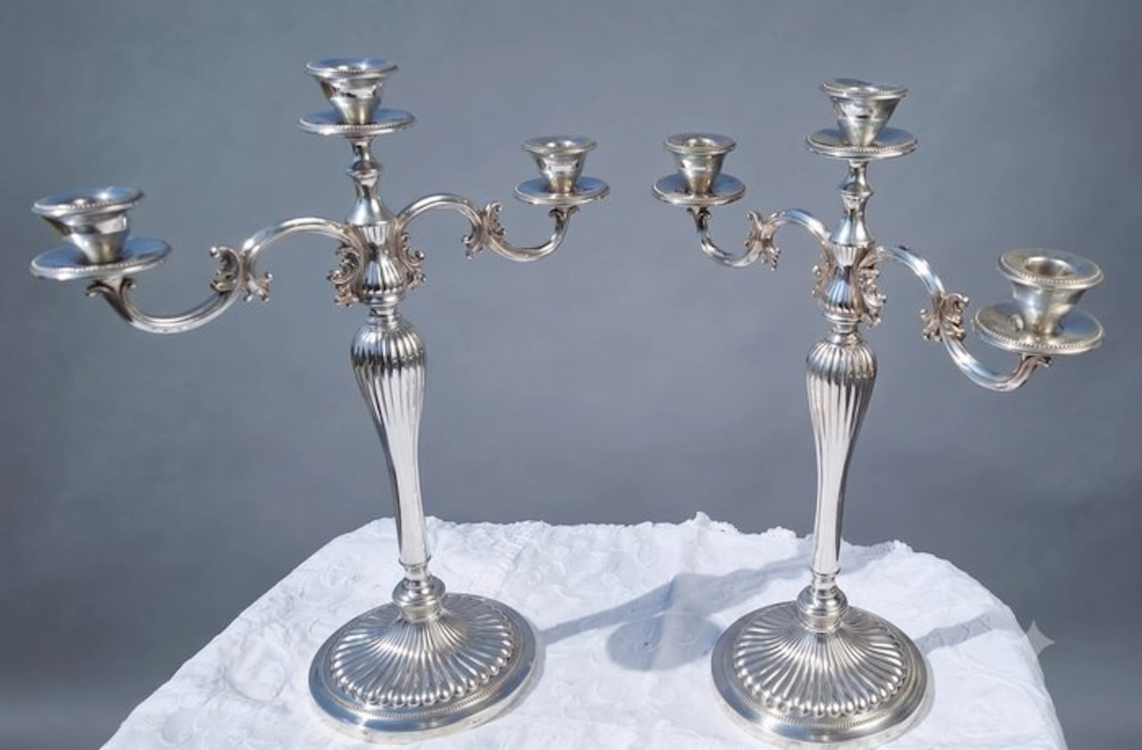 Candelabrum (2) - .800 silver