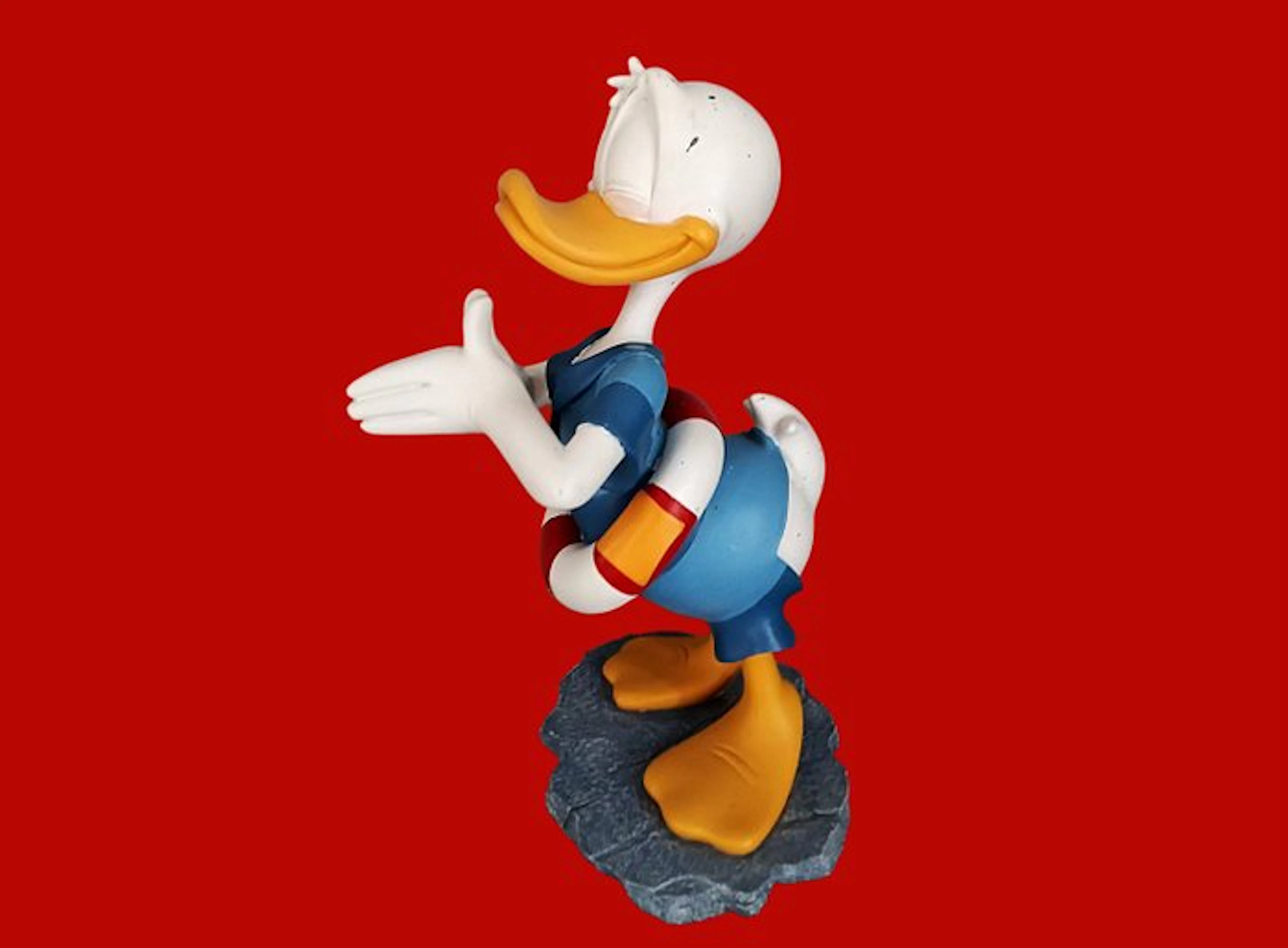 Statue, Donald Duck - 0 cm - Diving Donald Big Fig