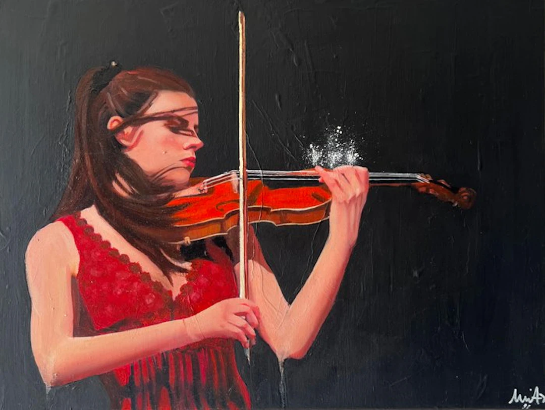 Emilie Pannier - La jeune femme au violon