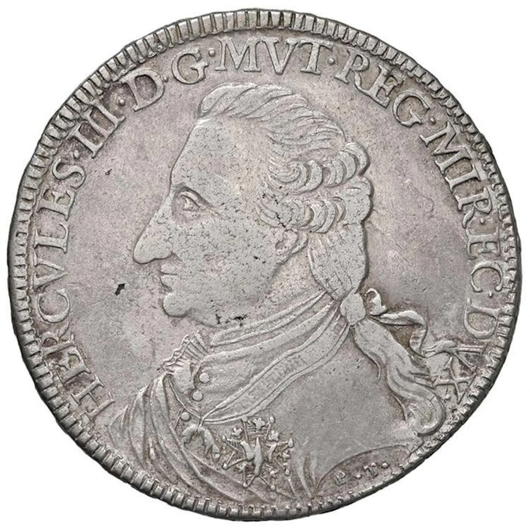 Italy, Duchy of Modena Hercules III. Tallero Modena - Tallero 1796 (R)