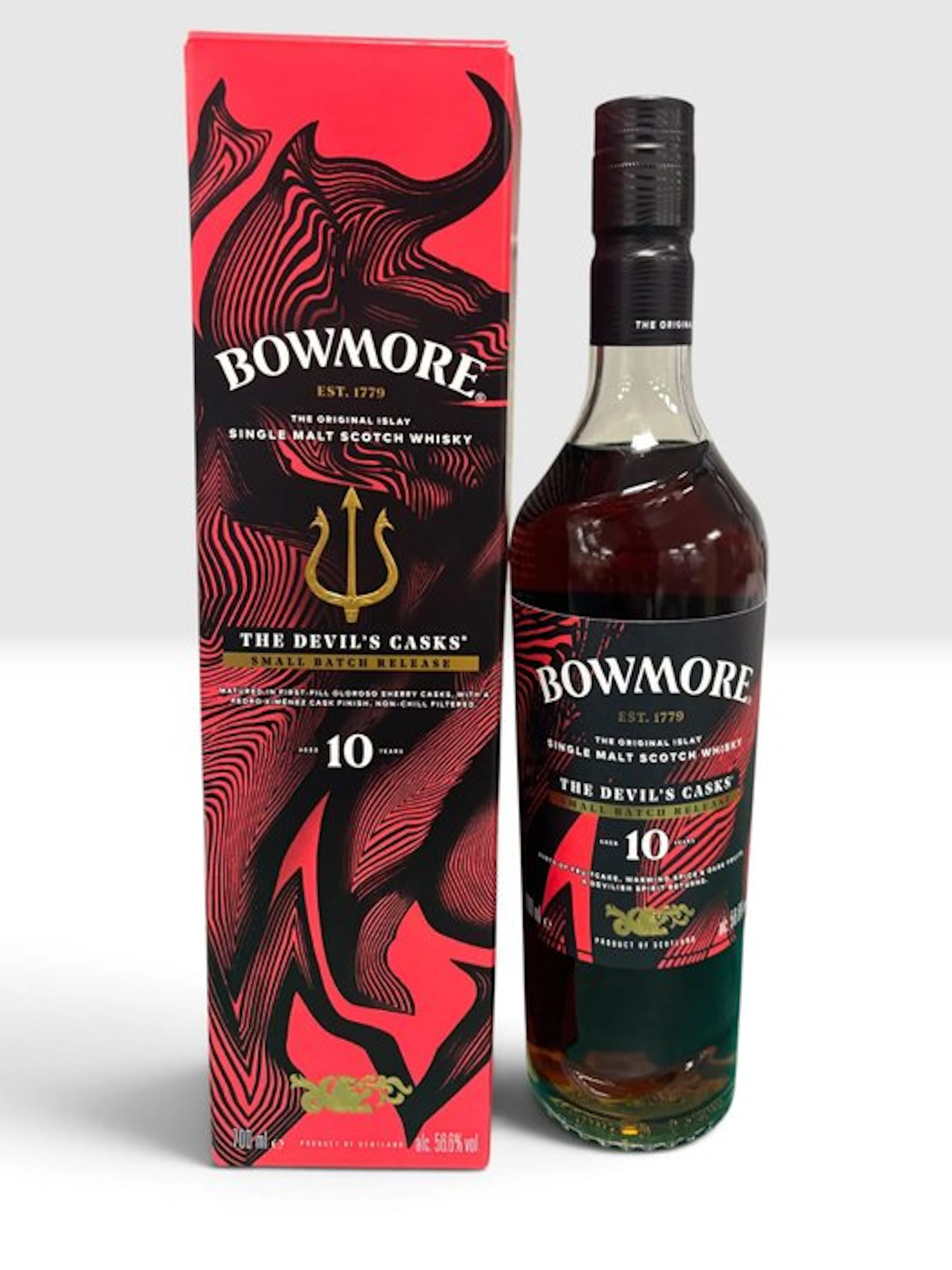 Bowmore 10 years old Devils Cask UK Only Release - b. 2026 - 70cl