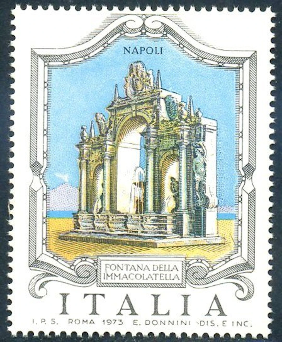Italy 1975 - Fontana del Rosello, priceless. Fine essay by the Poligrafico.