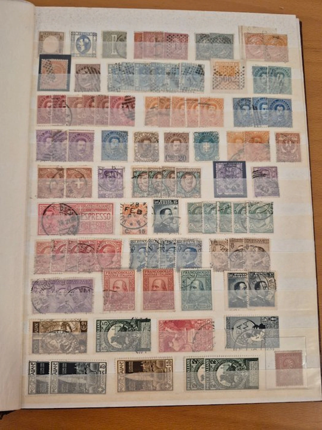 Italy Kingdom 1861/1953 - Block of Kingdom stamps +...