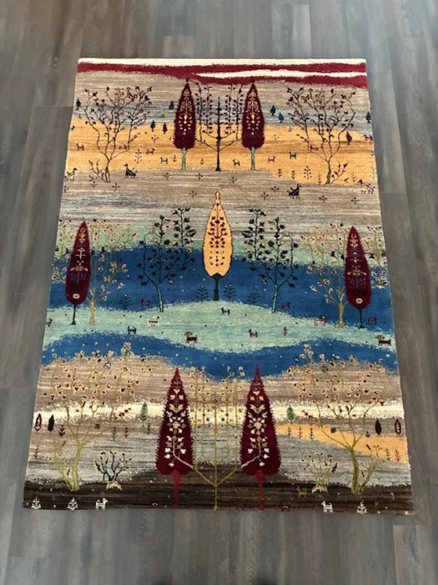 Rug - 244 cm - 173 cm - Beautiful Lorry Buff