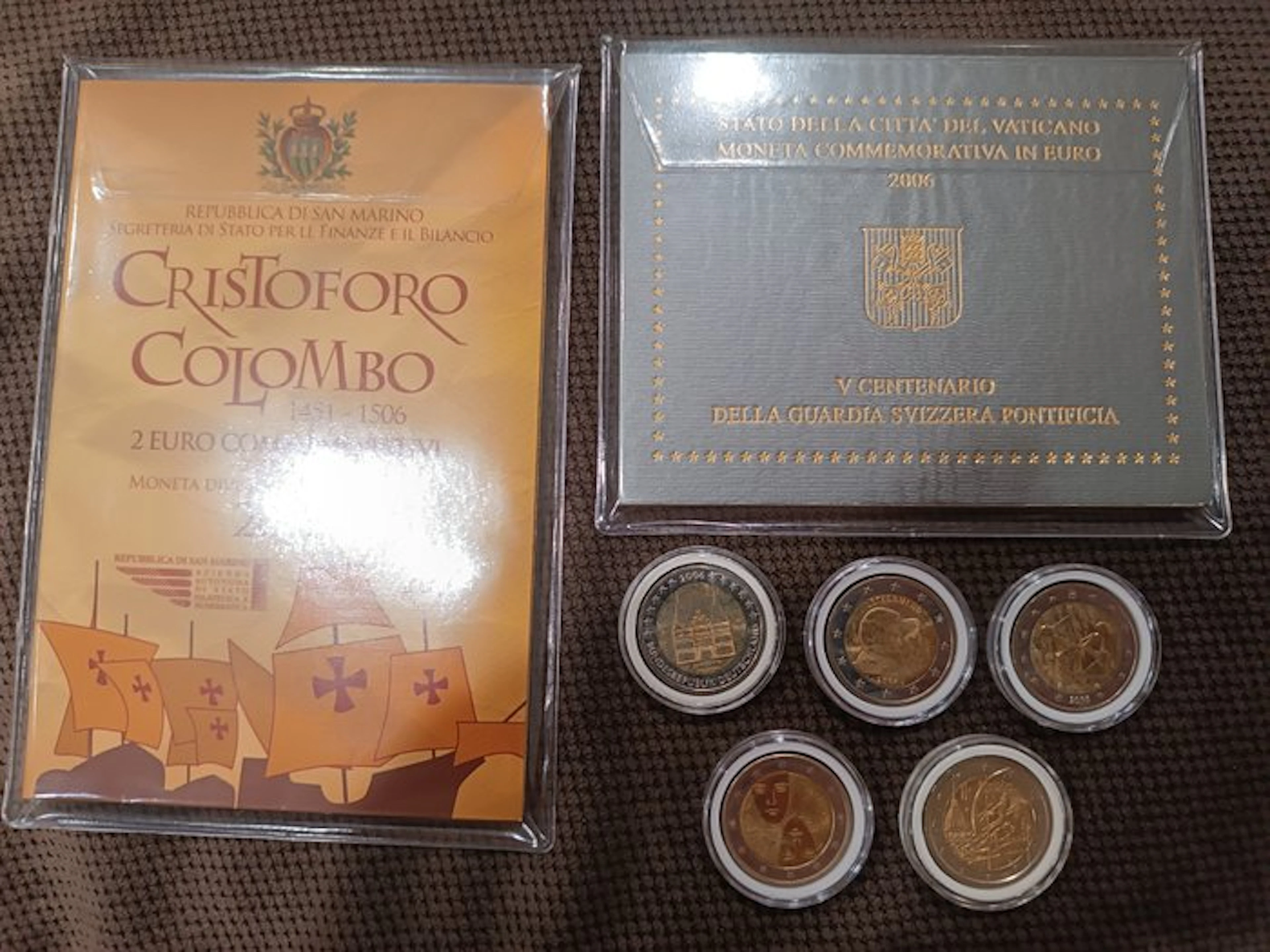 Europe. 2 Euro 2006 (7 coins incl. 2 Euro Vatican "Guardia Svizzera")