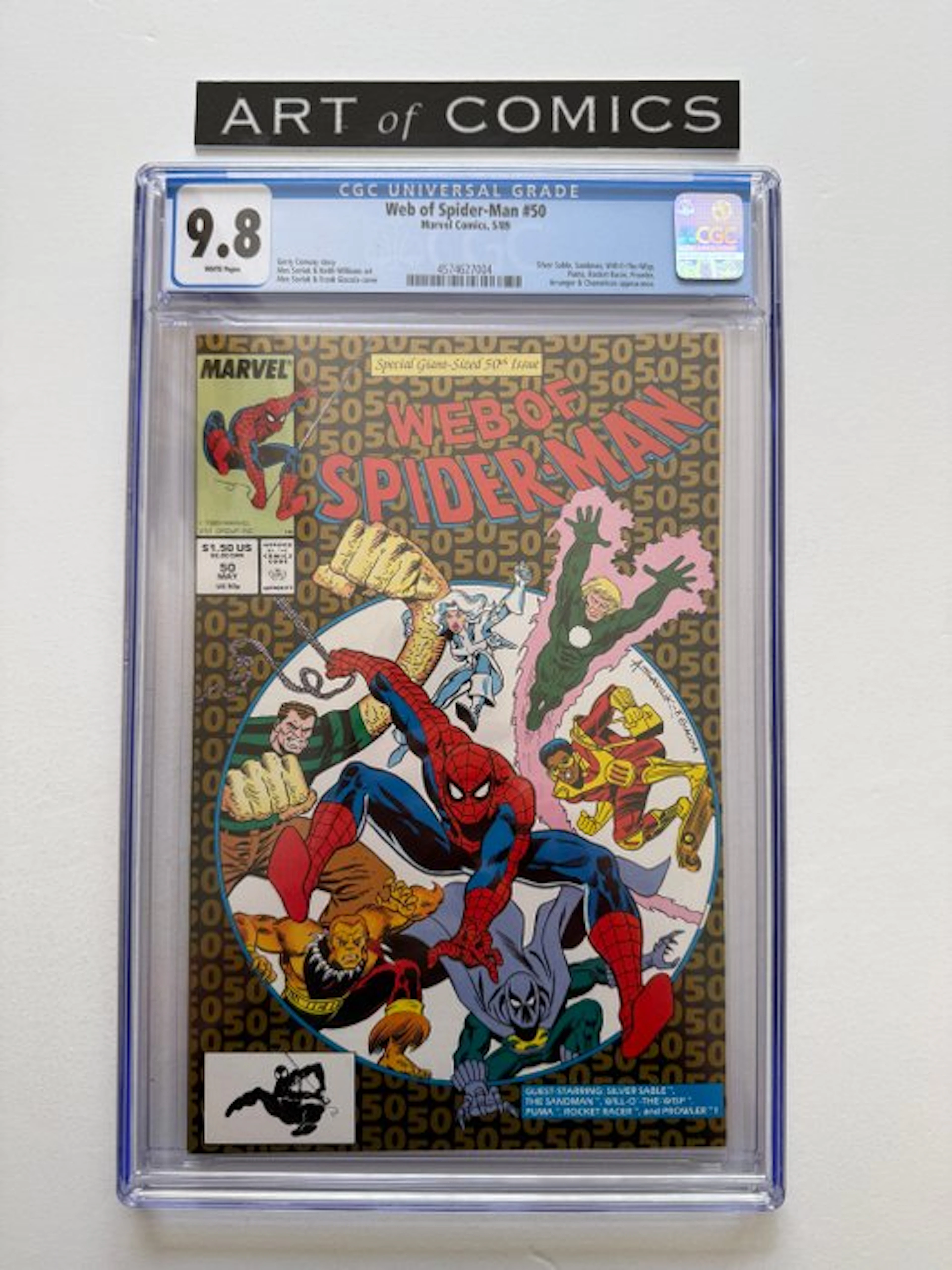 Web of Spider-Man #50 - Silver Sable