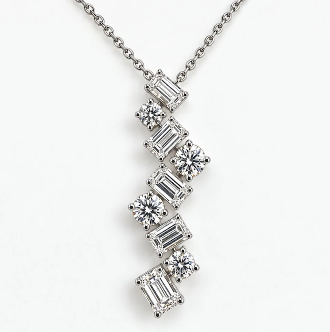No reserve price - Necklace with pendant - 14 kt