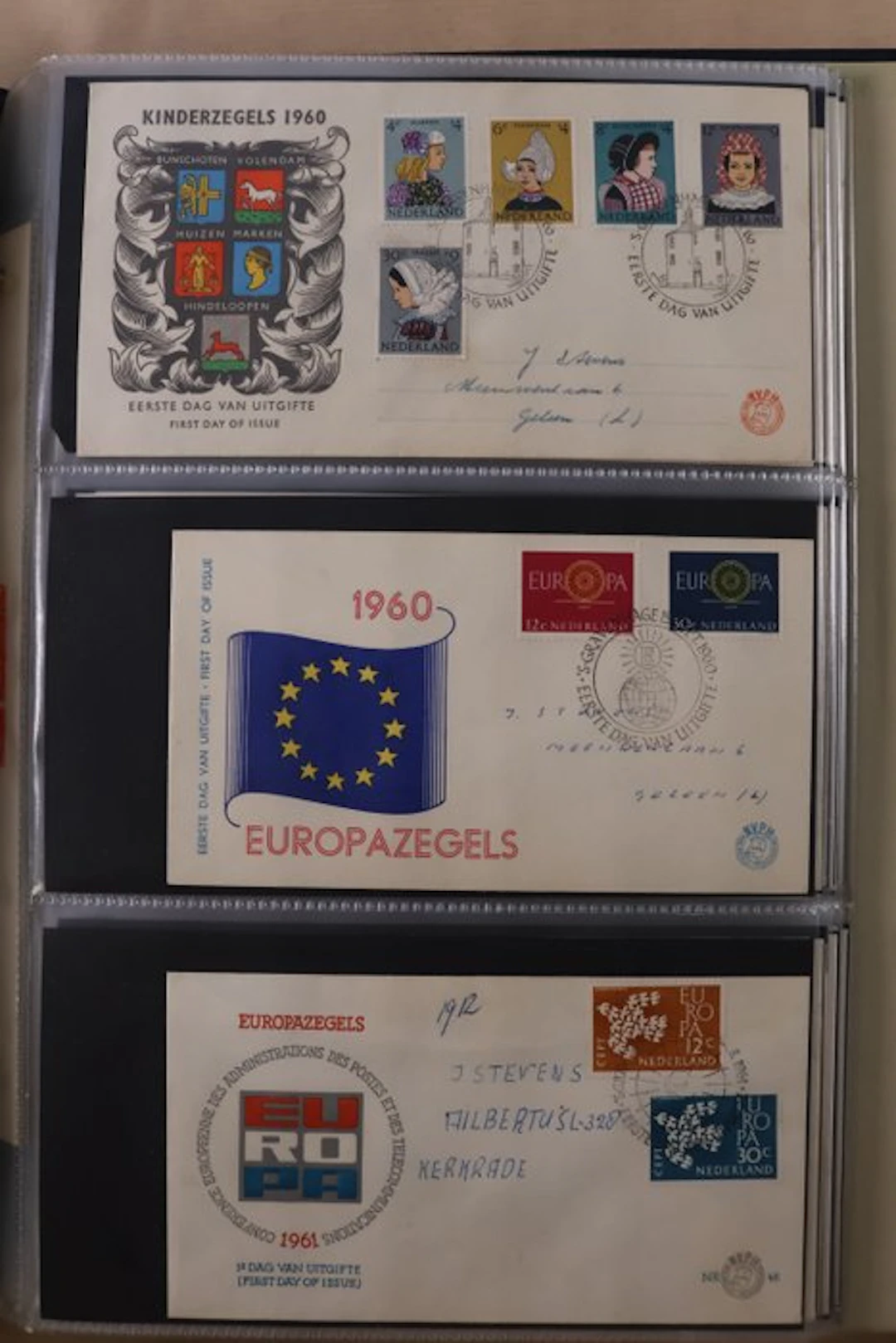 Netherlands 1960/2004 - Stock of FDCs in 5 DAVO PSIII...