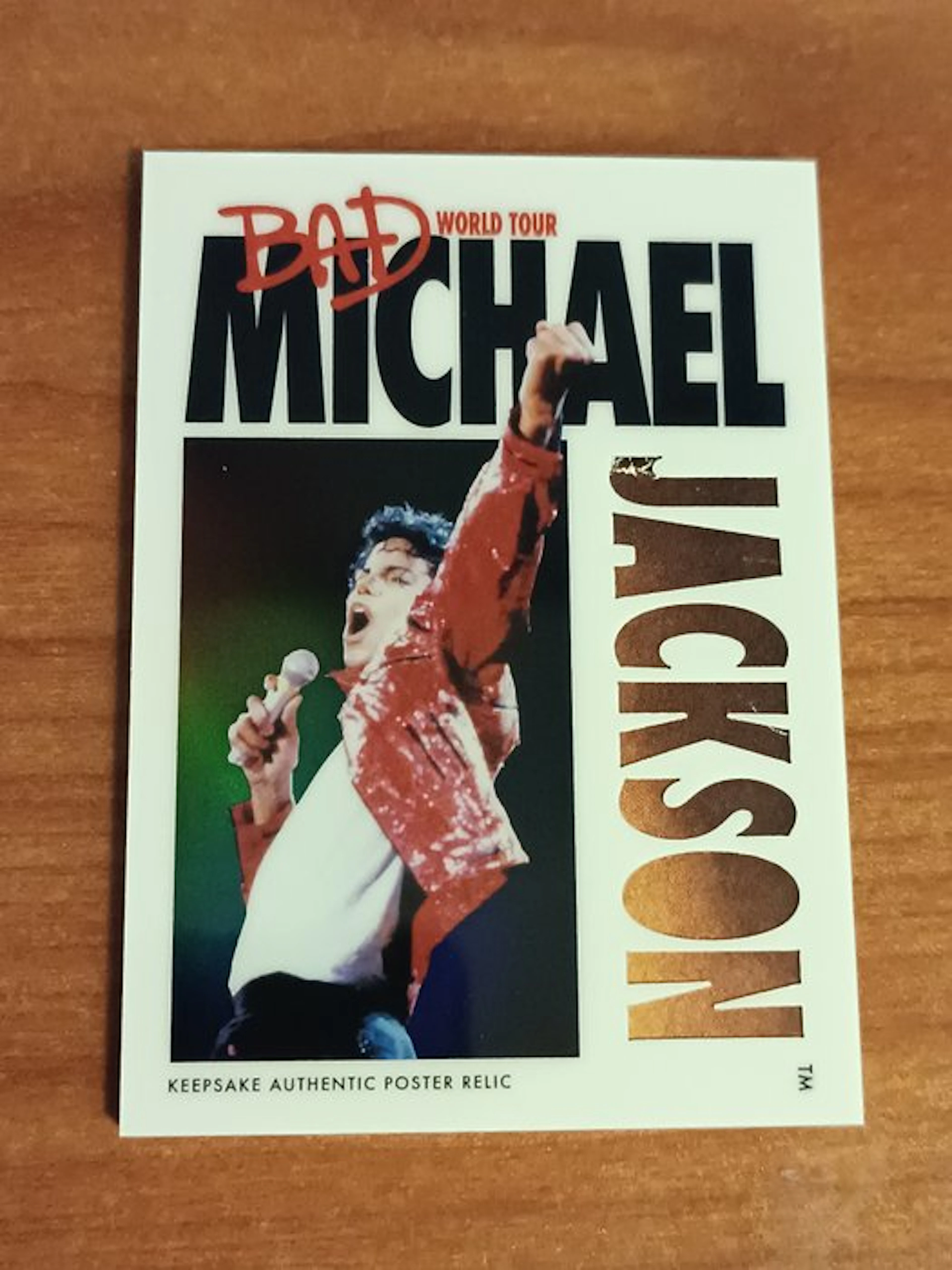 Michael Jackson - Trading card