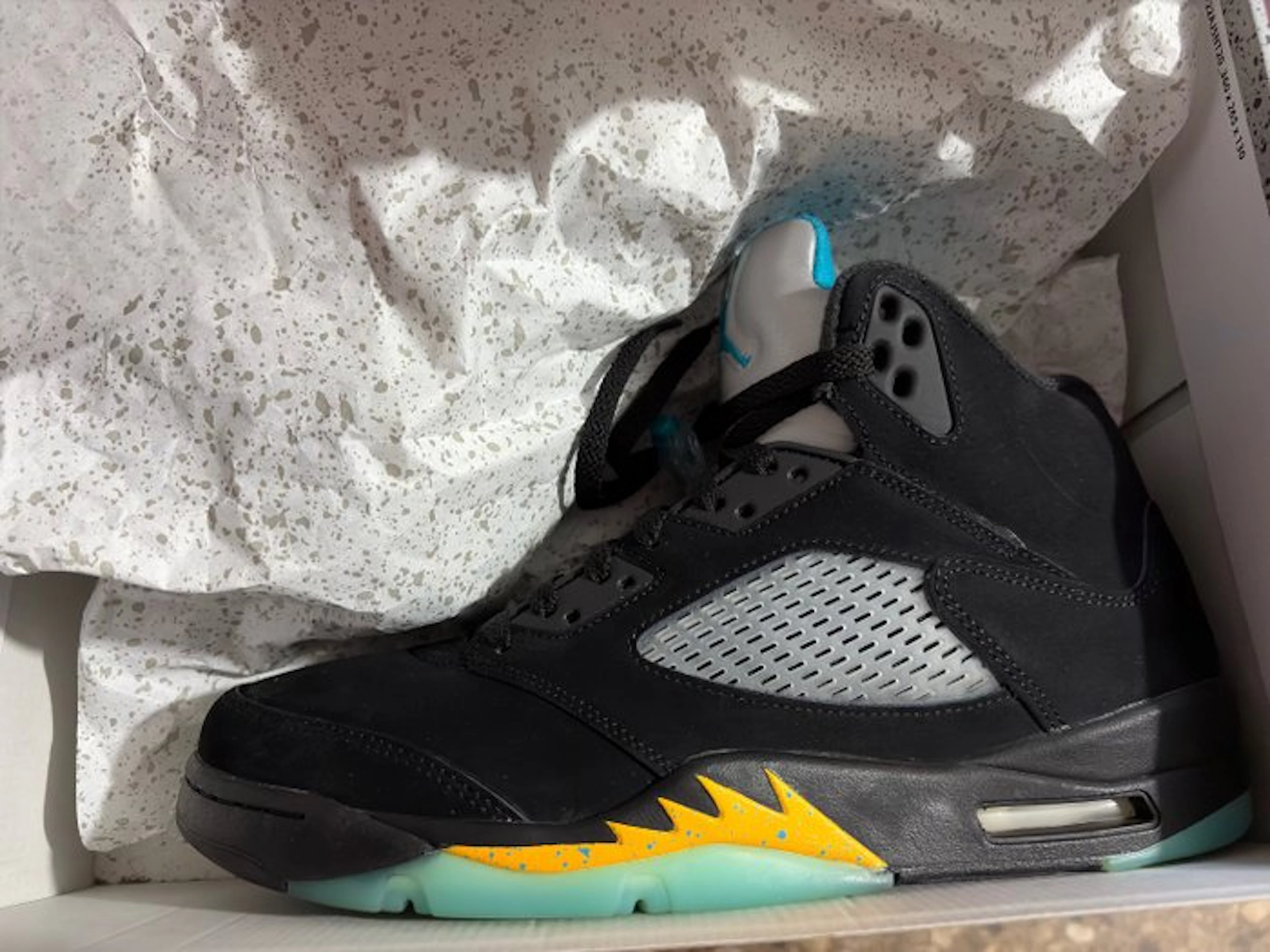 Air Jordan - Air Jordan 5, Retro 5 Aqua - Sneakers - Size: EU 44.5