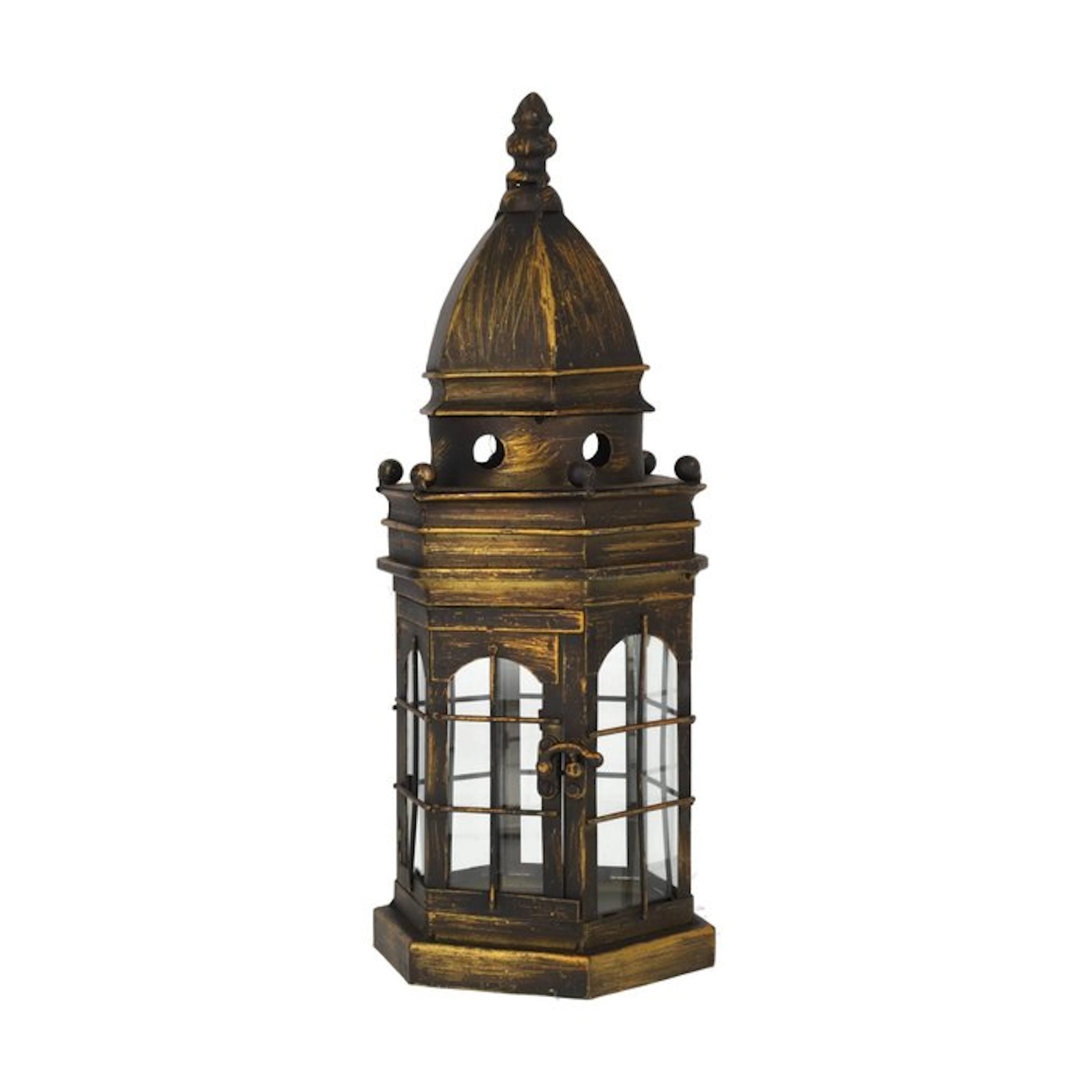 Lantern - Metal, Glass - Lantern - Glass, Metal