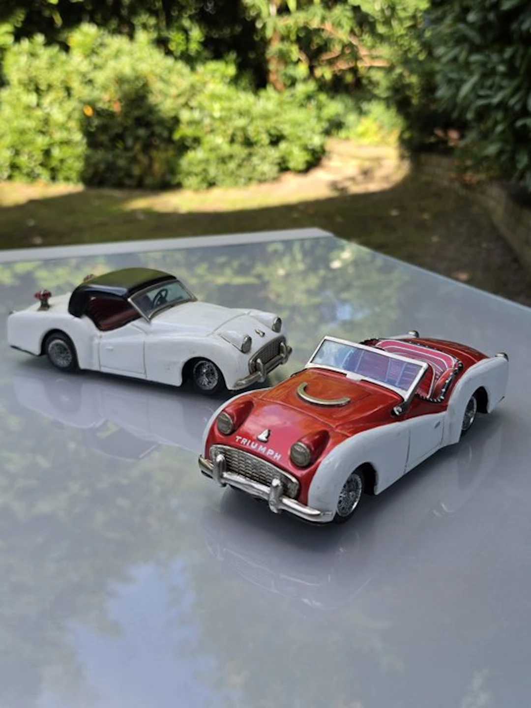 Bandai - Tin toy - Blikken speelgoed modelauto Triumph...