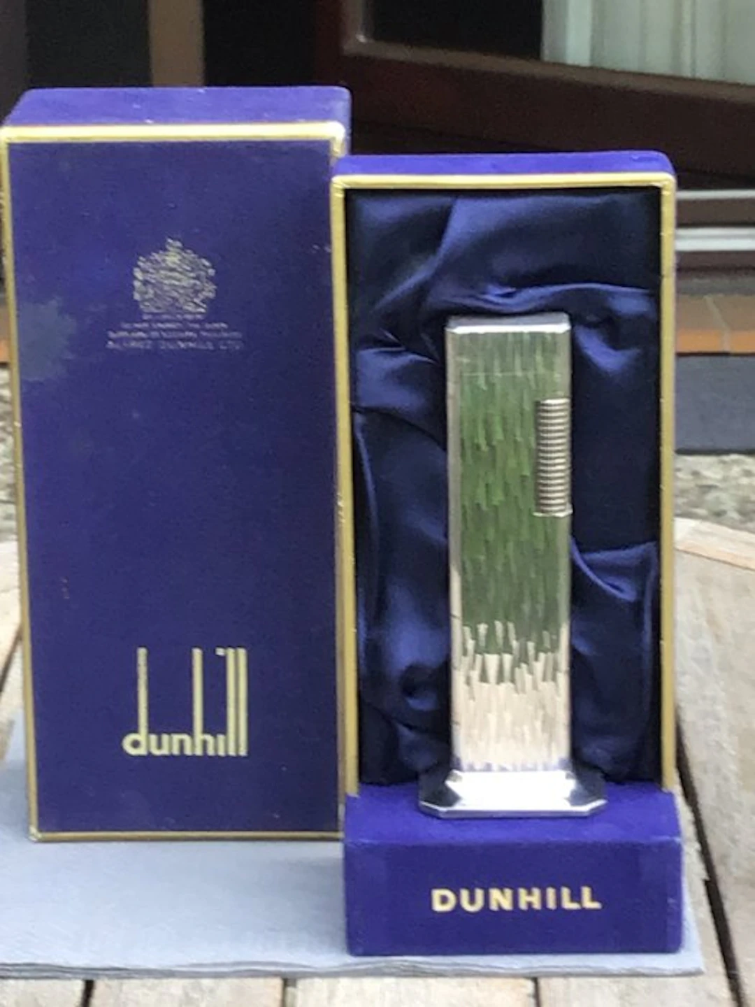 Dunhill - Table lighter - Silver plated