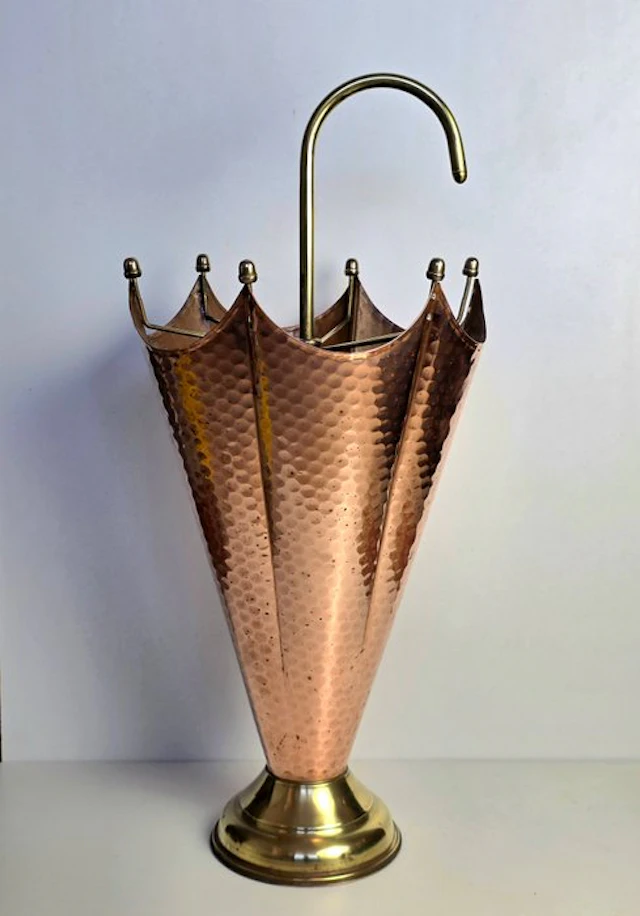 Umbrella stand/rack - Brass, Copper - Netherlands (No reserve price)