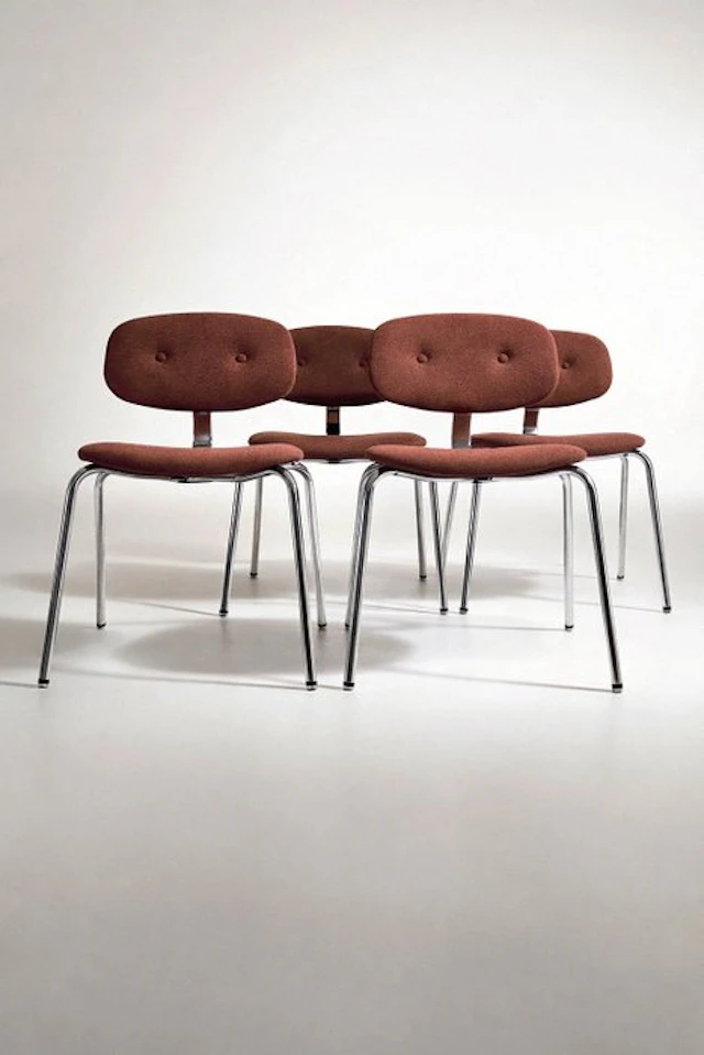 Strafor - Pierre Paulin - Chair (4) - Textile