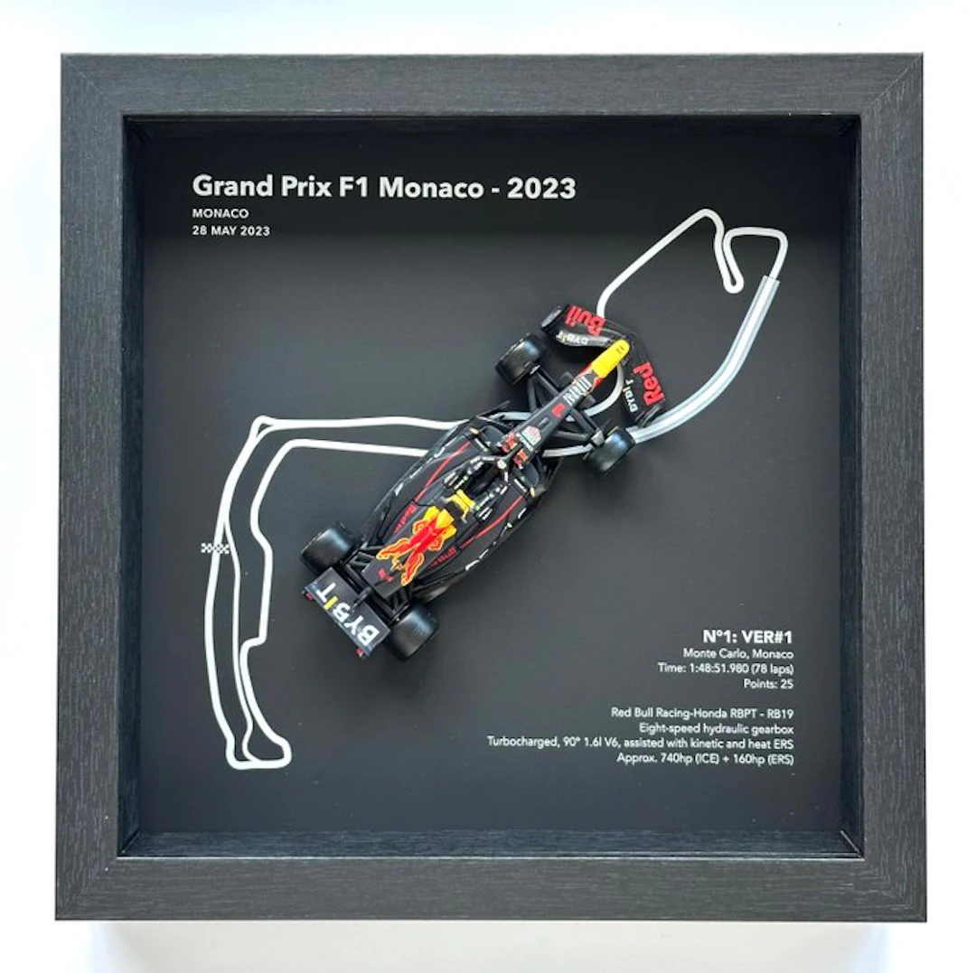 Artwork - Honda - Max Verstappen - GP F1 Monaco 2023 - RB19 #1