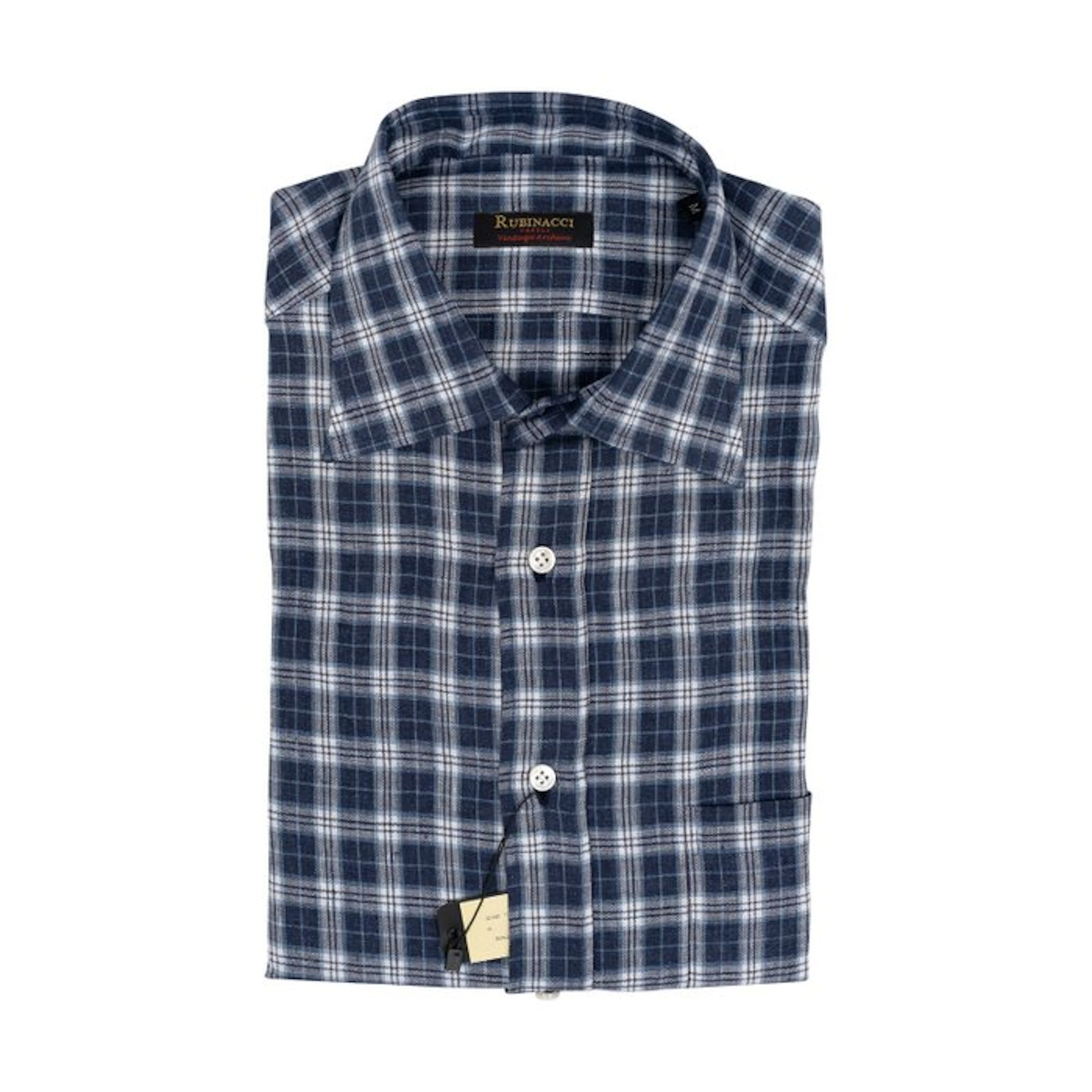 RUBINACCI NAPOLI - Size S - "Vintage Archive" Blue Checks...