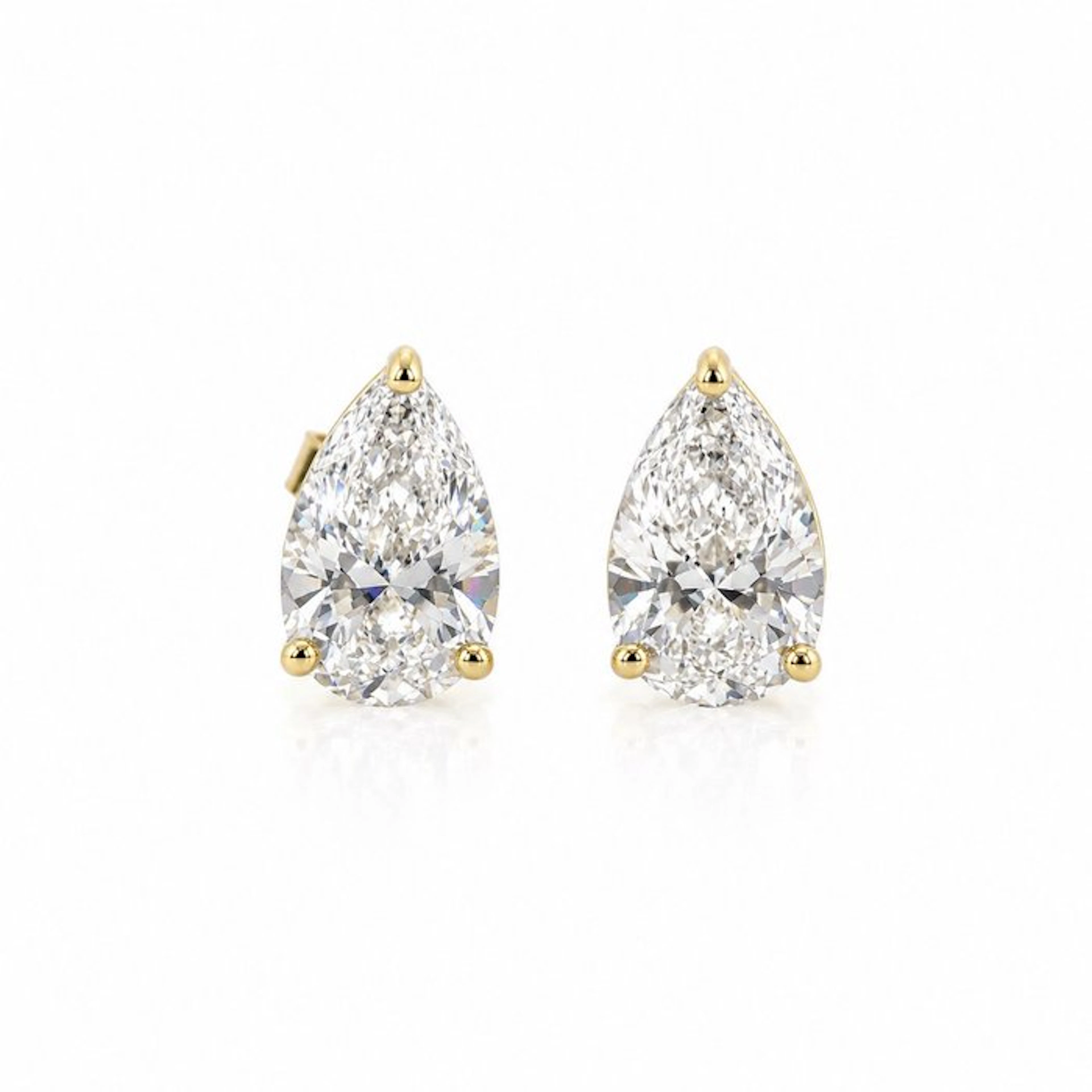 No reserve price - Earrings - 14 kt