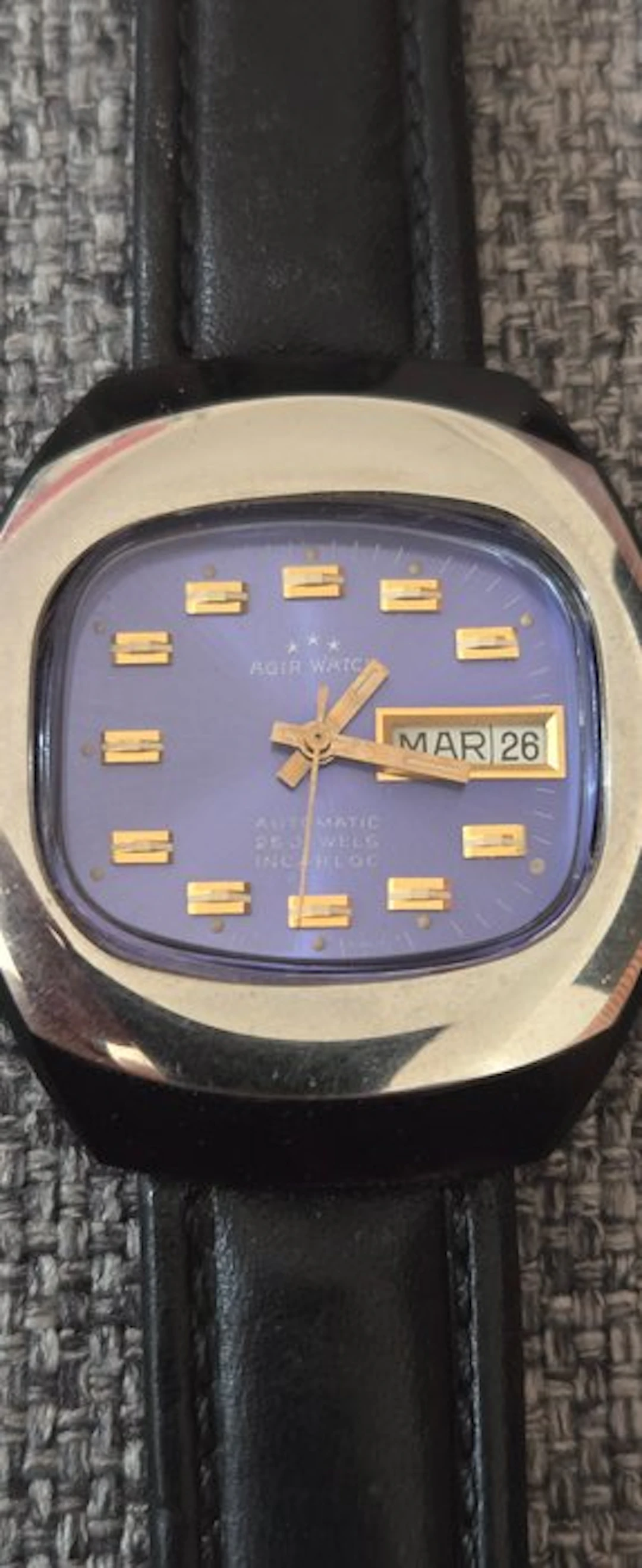 AGIR WATCH - AGIR WATCH Automatic Day-Date TV Screen /...