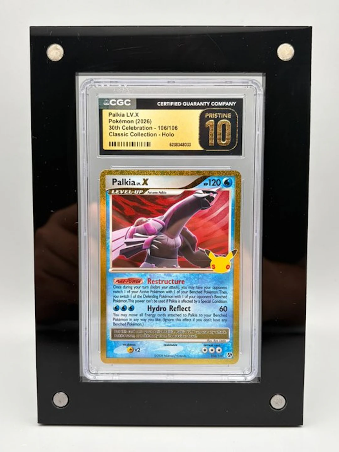 Pokémon - 1 Graded card - Palkia LV.X - 30th Celebration...