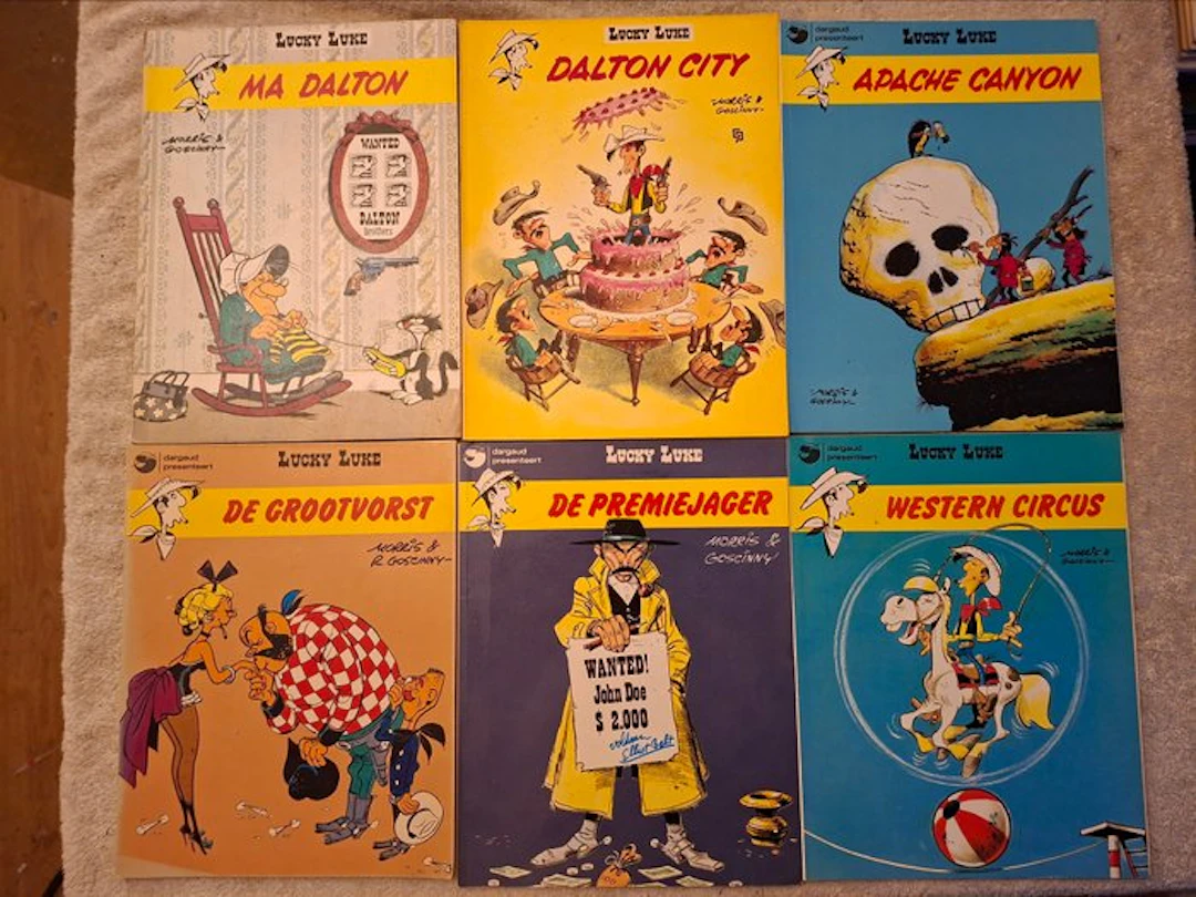 Lucky Luke in de range 1 t/m 31 - Bijna complete reeks...