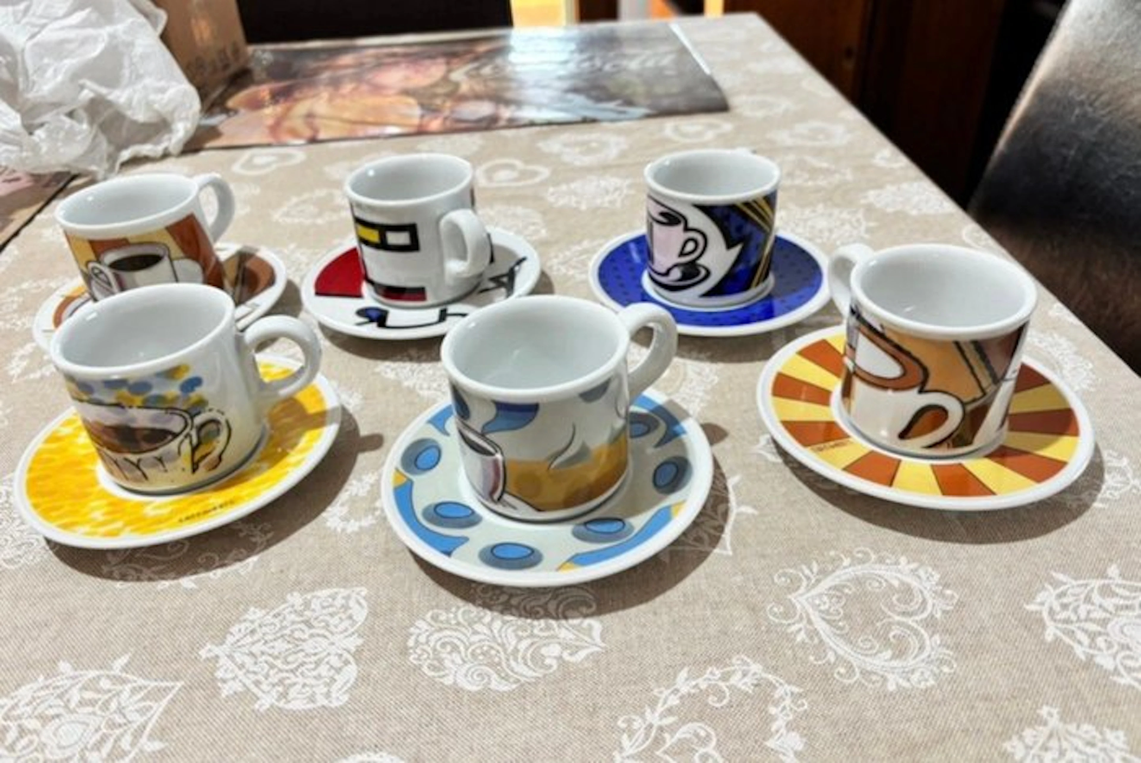 Caffè and Arts - Coffee set for 6 (6) - Porcelain