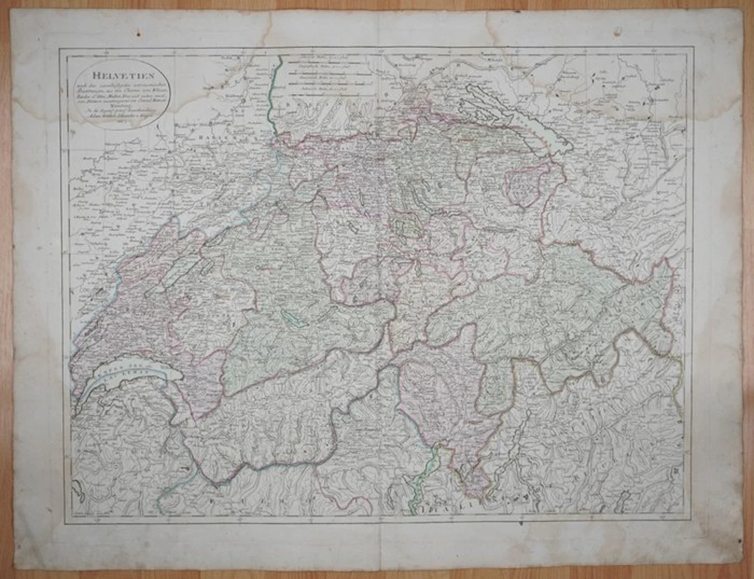 Switzerland - -; Schneider & Weigel - Helvetien nach den...
