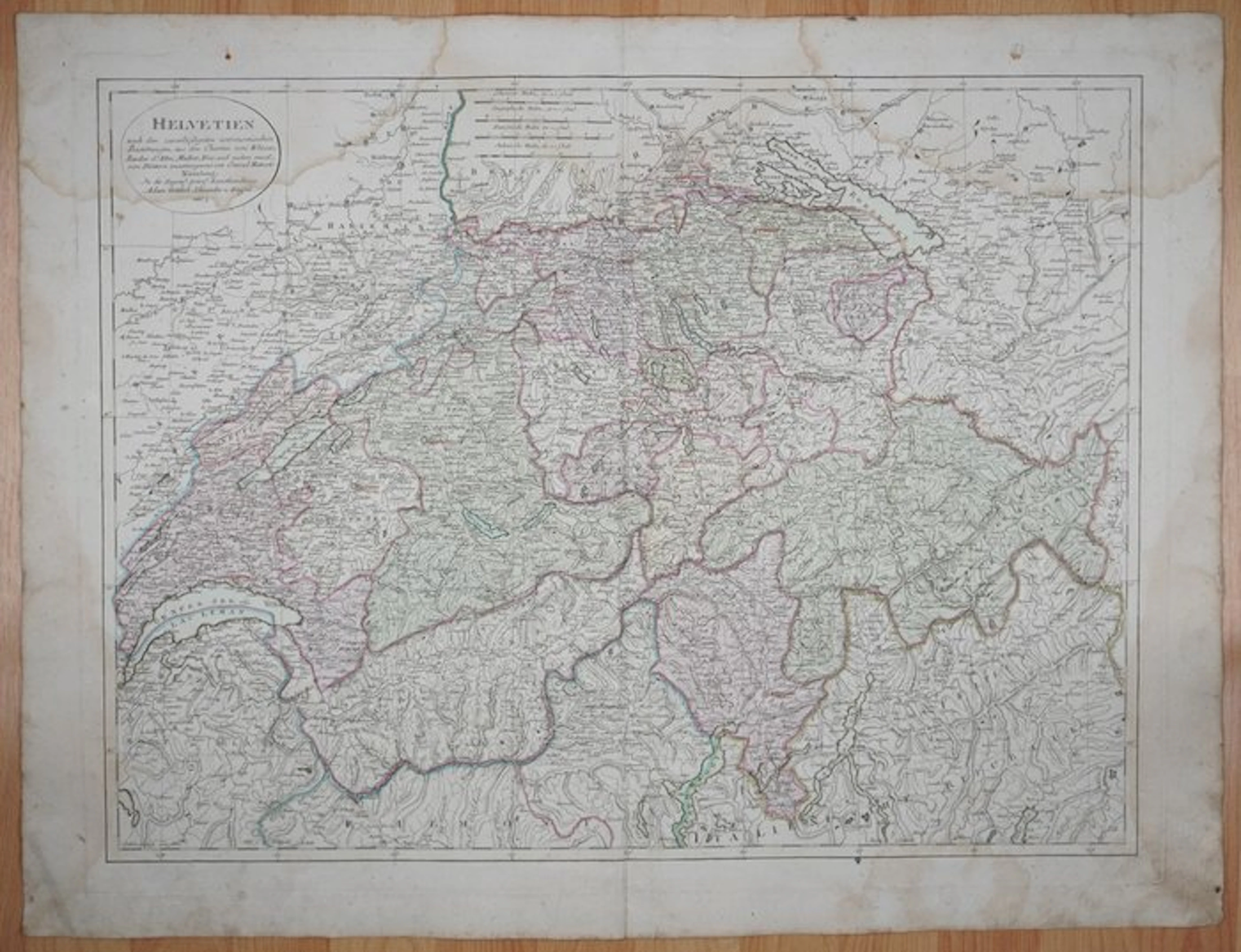 Switzerland - -; Schneider & Weigel - Helvetien nach den...