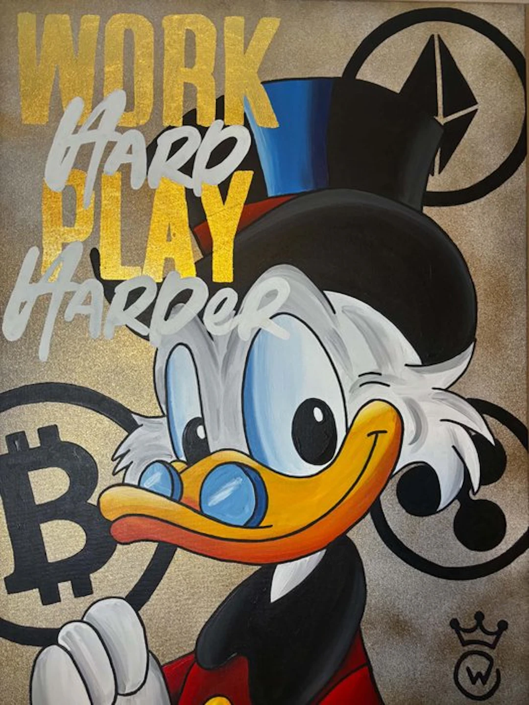 Xavier Van Walsem (1980) - Scrooge mcduck work hard play...