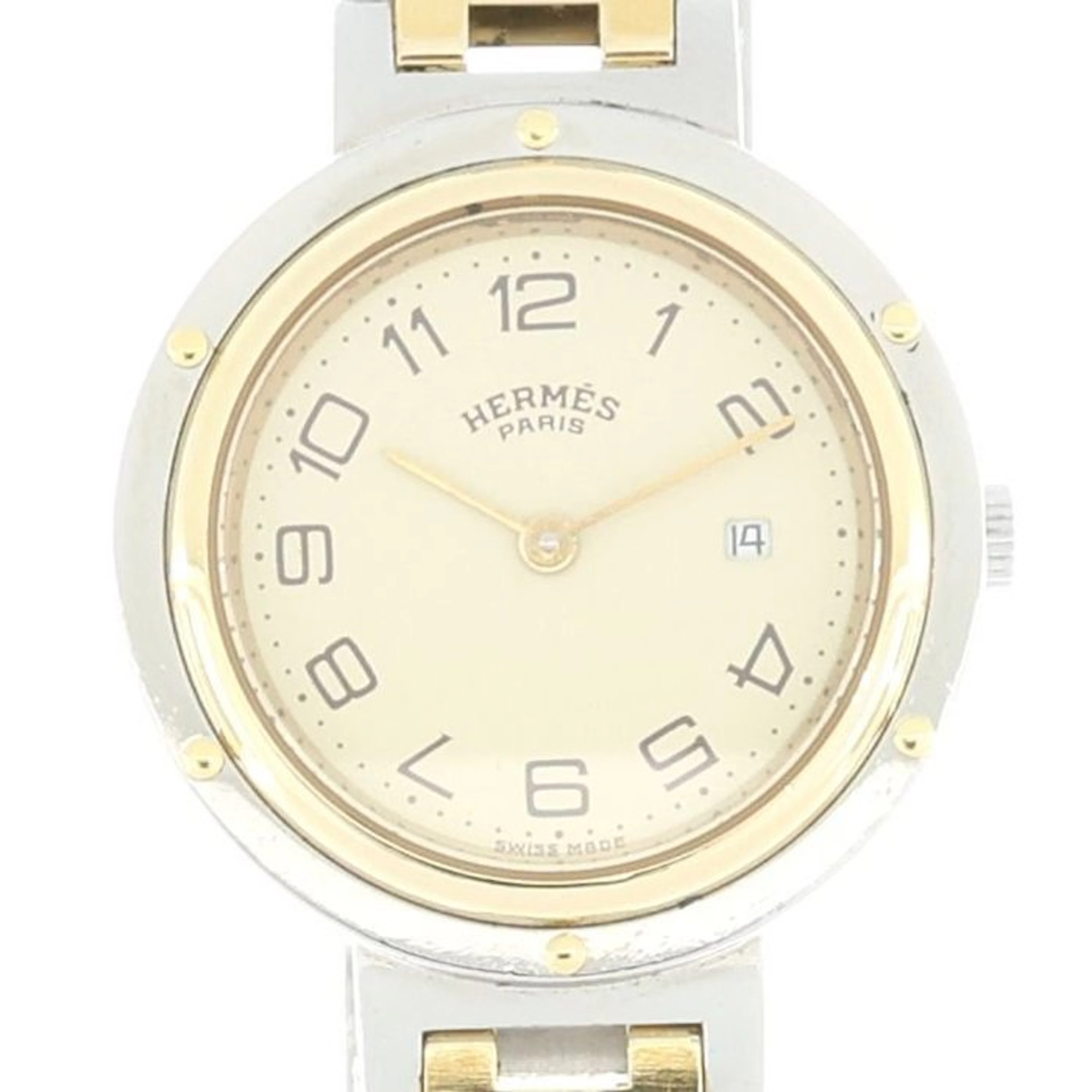 Hermès - Clipper Quartz Date bicolore - No reserve price - Unisex - 1990-1999