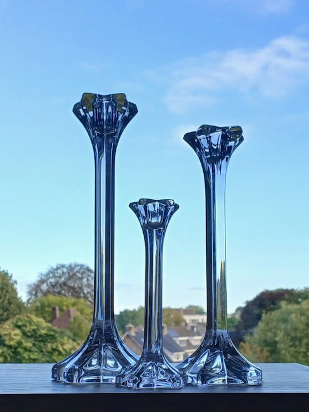 Nachtmann - Candleholder (3) - Lead crystal / Lead Crystal