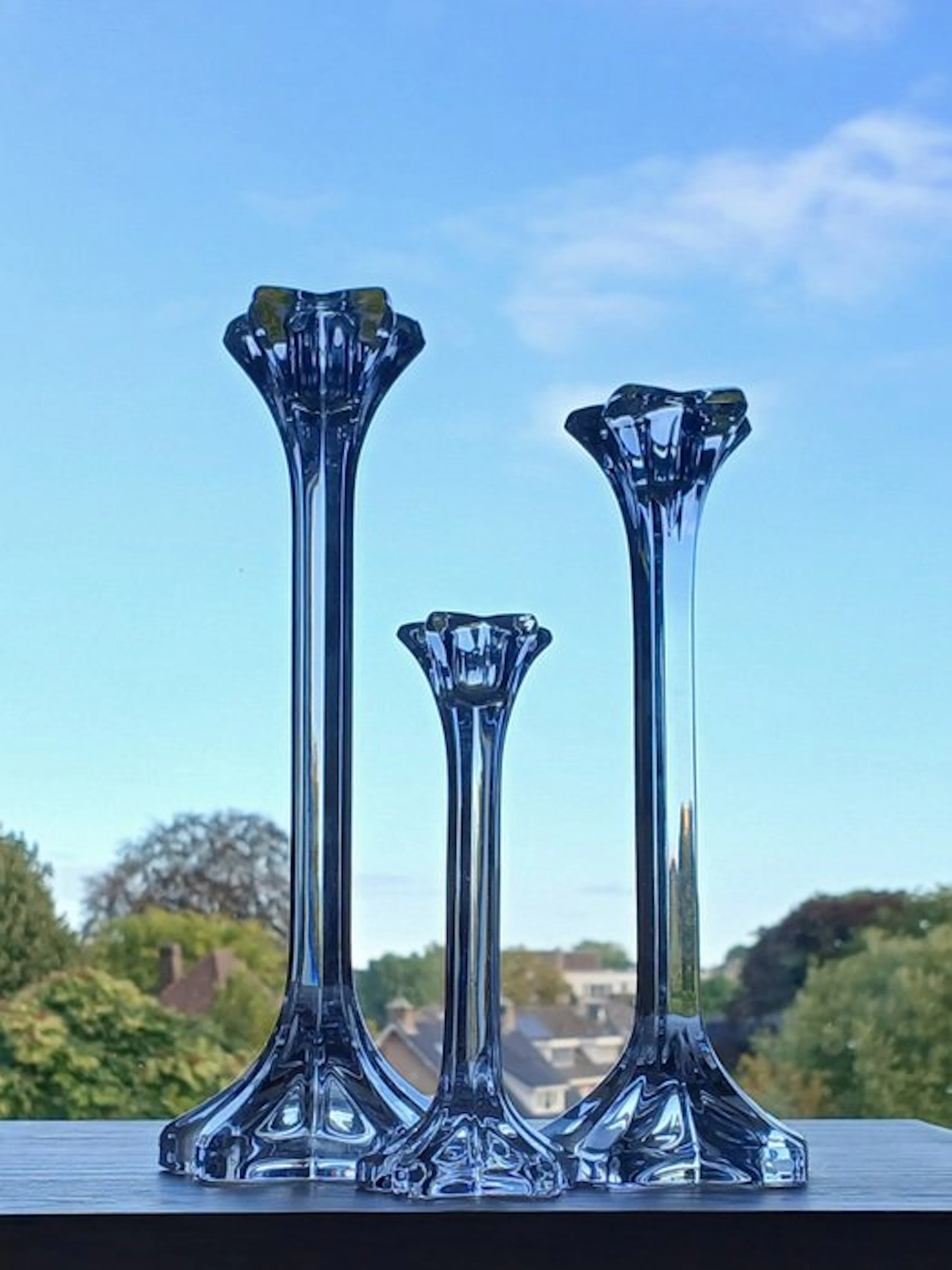 Nachtmann - Candleholder (3) - Lead crystal / Lead Crystal