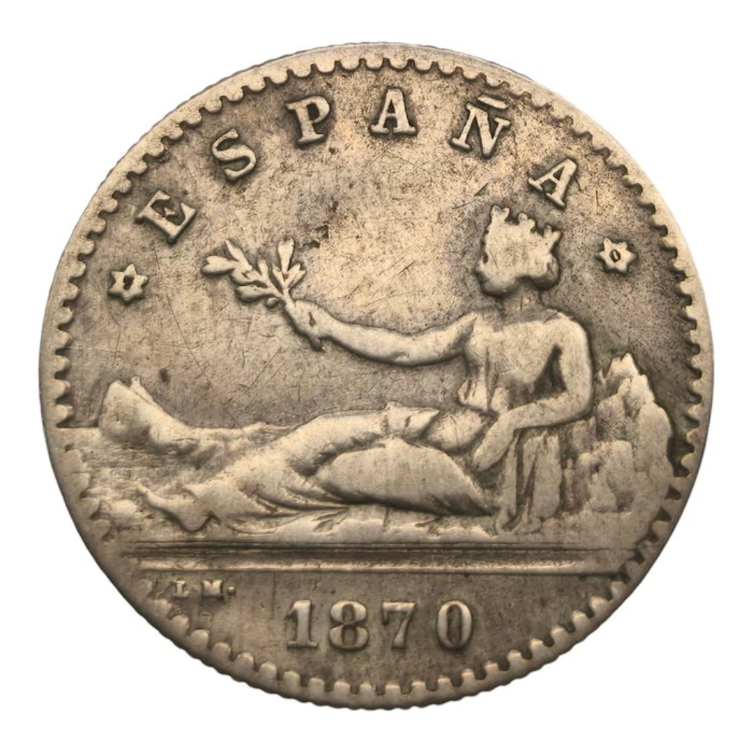 Spain. Gobierno Provisional. 20 Céntimos 1870 Madrid