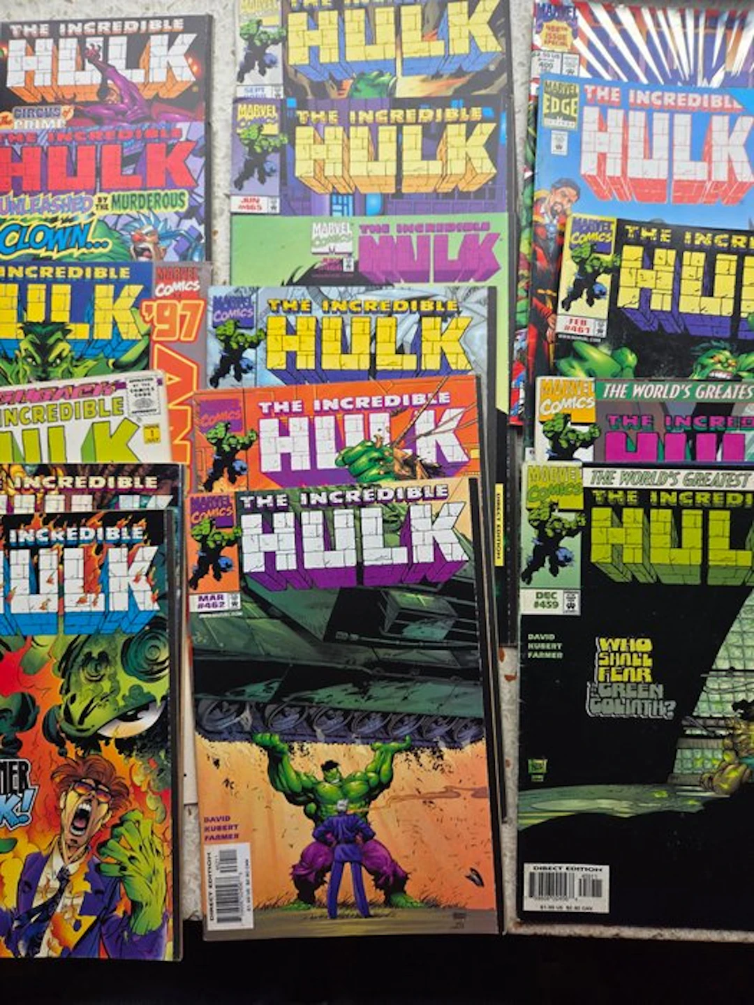 The Hulk - Various issues - 33 Comic - First edition - 1990/1998
