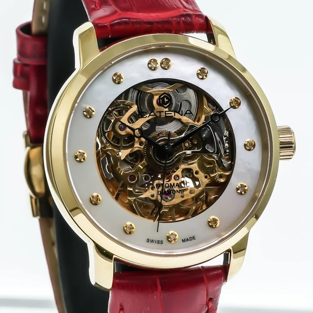 Catena - Skeleton Automatic Diamond Swiss Made Watch...
