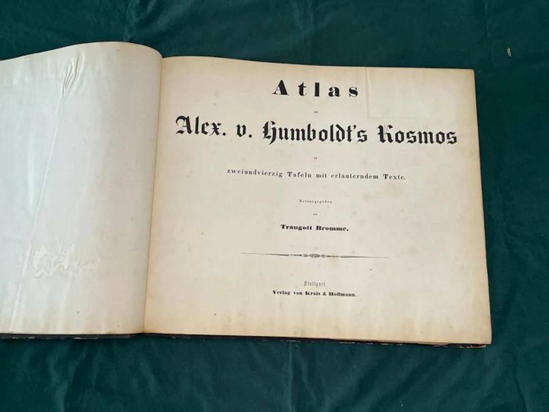 Alexander von Humboldt + Traugott Bromme - Atlas zu Alex