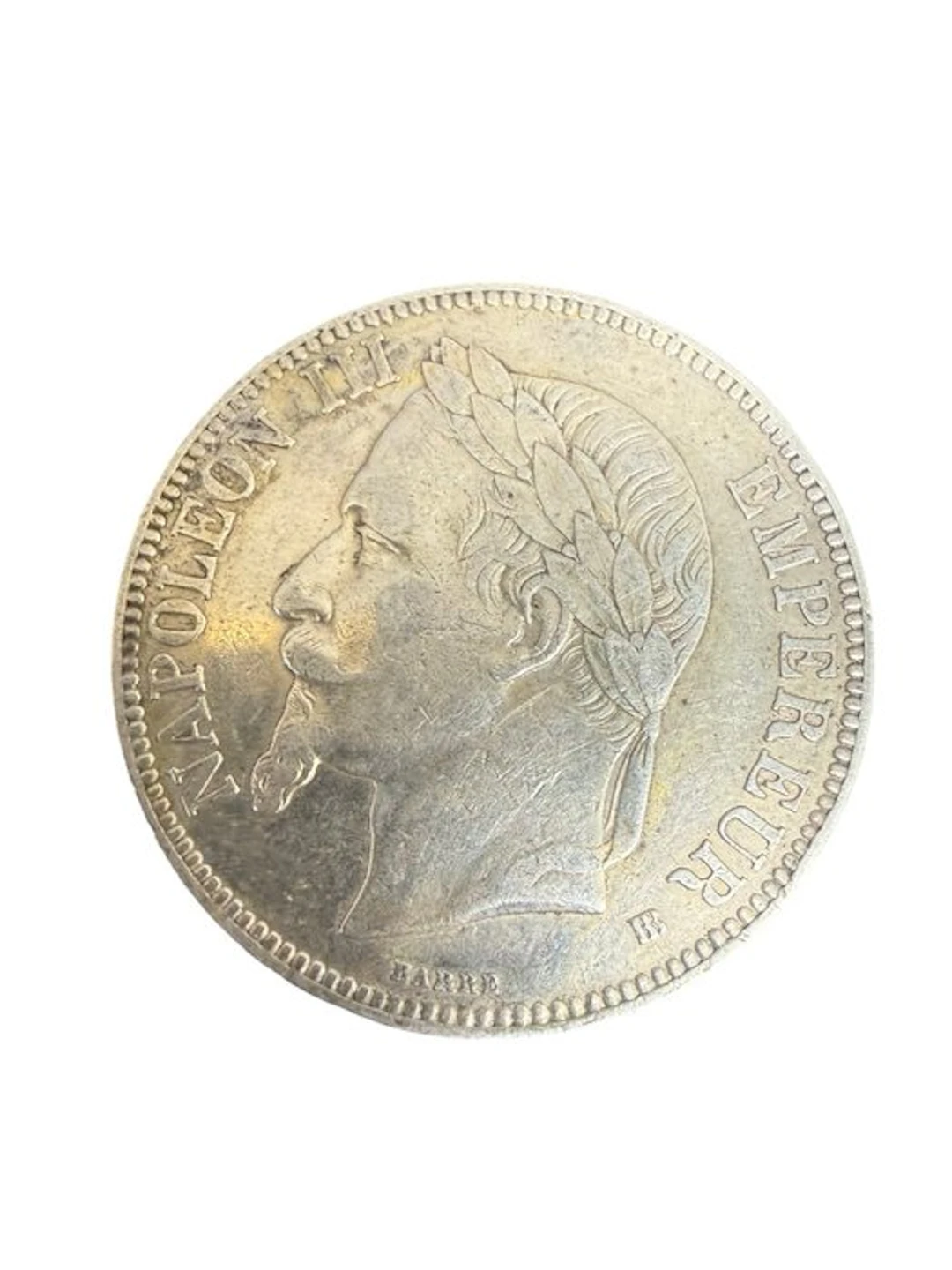 France. Napoléon III. 5 Francs 1867-BB, Strasbourg (No reserve price)