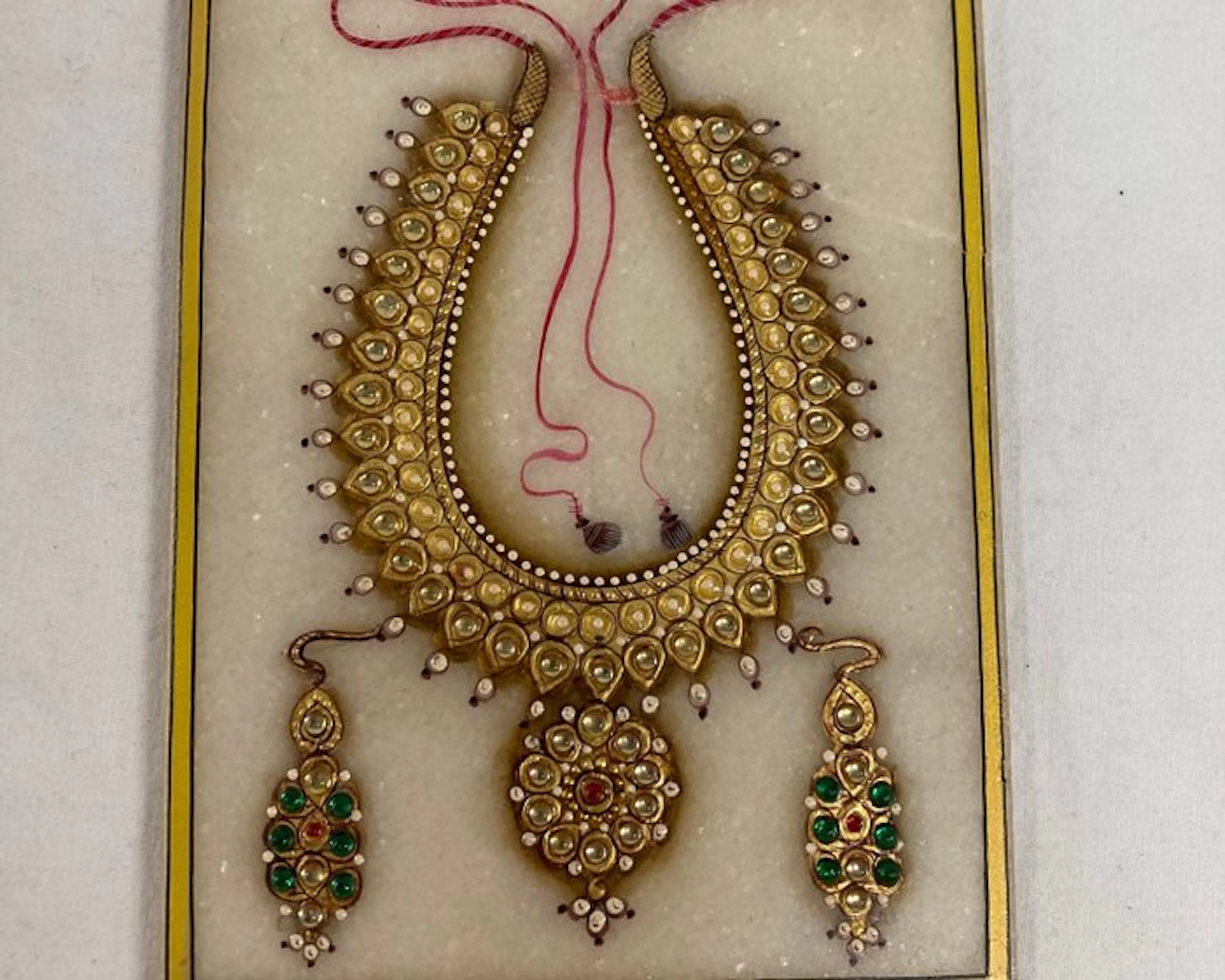 Miniature painting - Jewelry study - Rajasthan