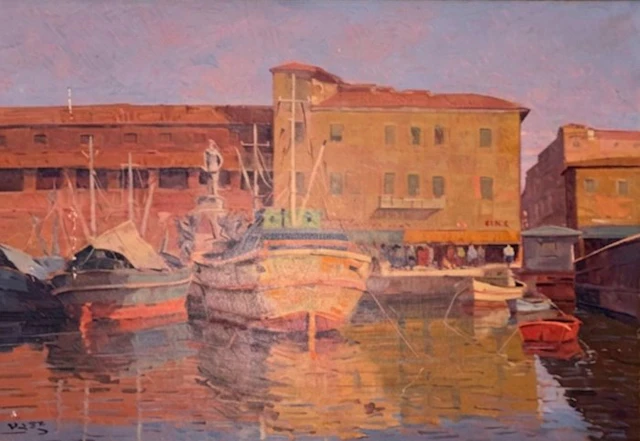 Angiolo Volpe (1943) - Vecchia Darsena, Livorno