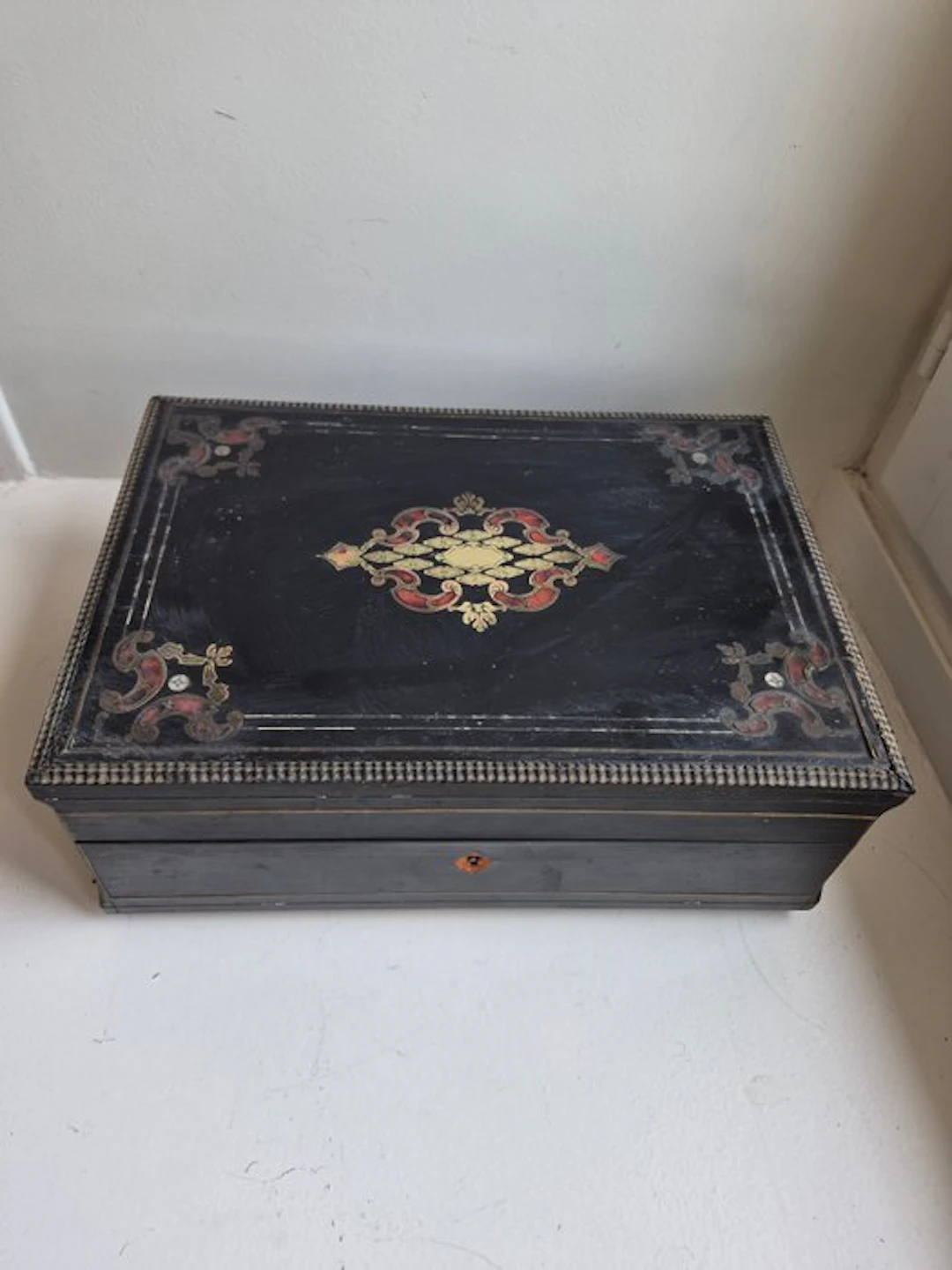 Box - Gilt brass, Mahogany - Napoleon III