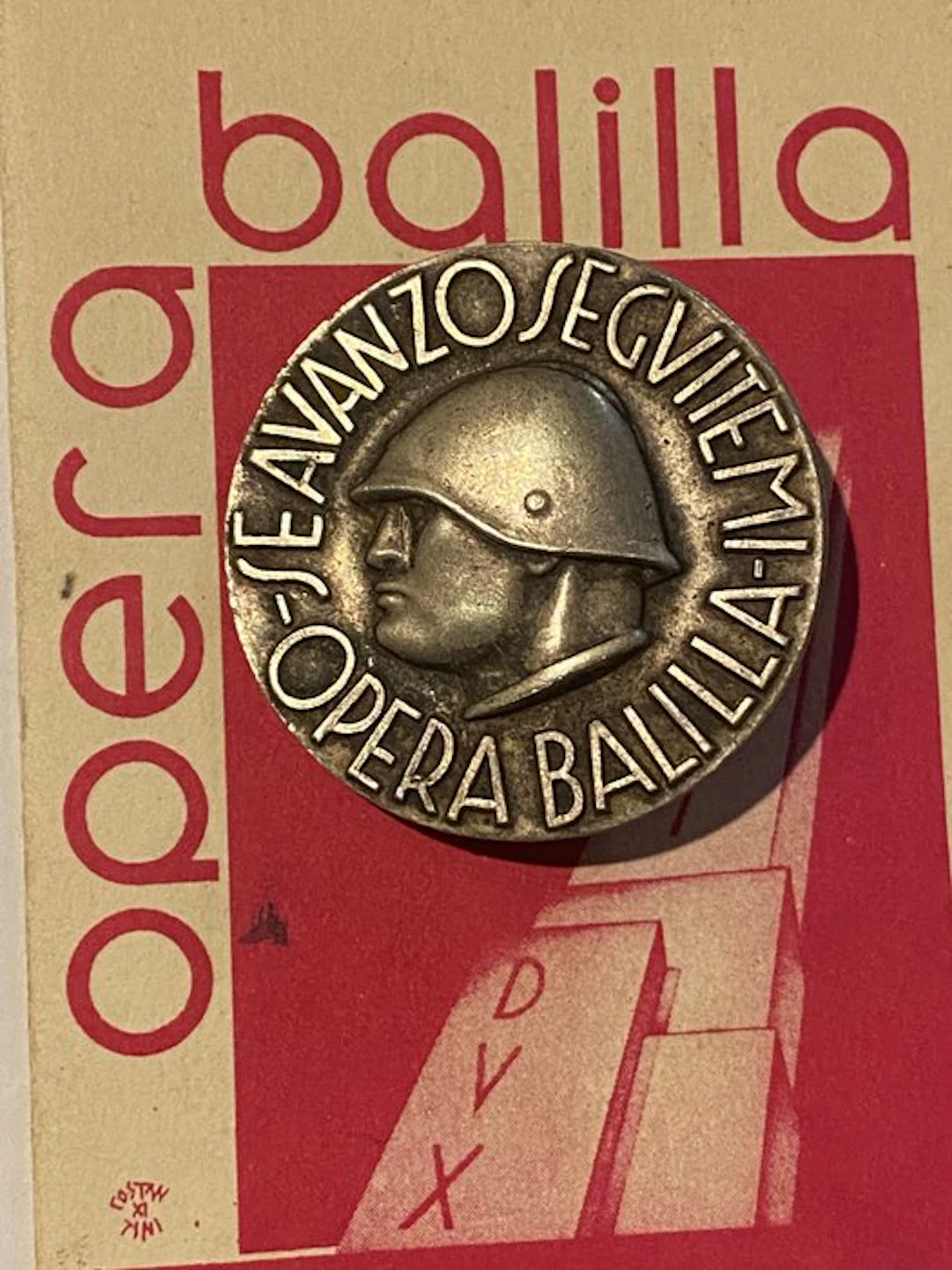 Italy - Military medal - Fascism - Mussolini emblem