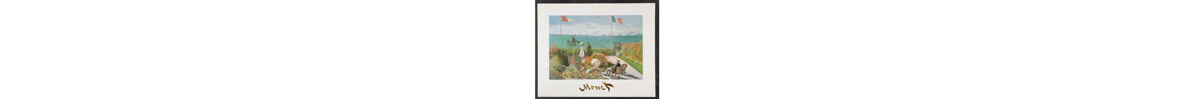 Claude Monet - Terasse am Meer bei Saint-Adresse, 1867 - Artprint - 24 x 30 cm