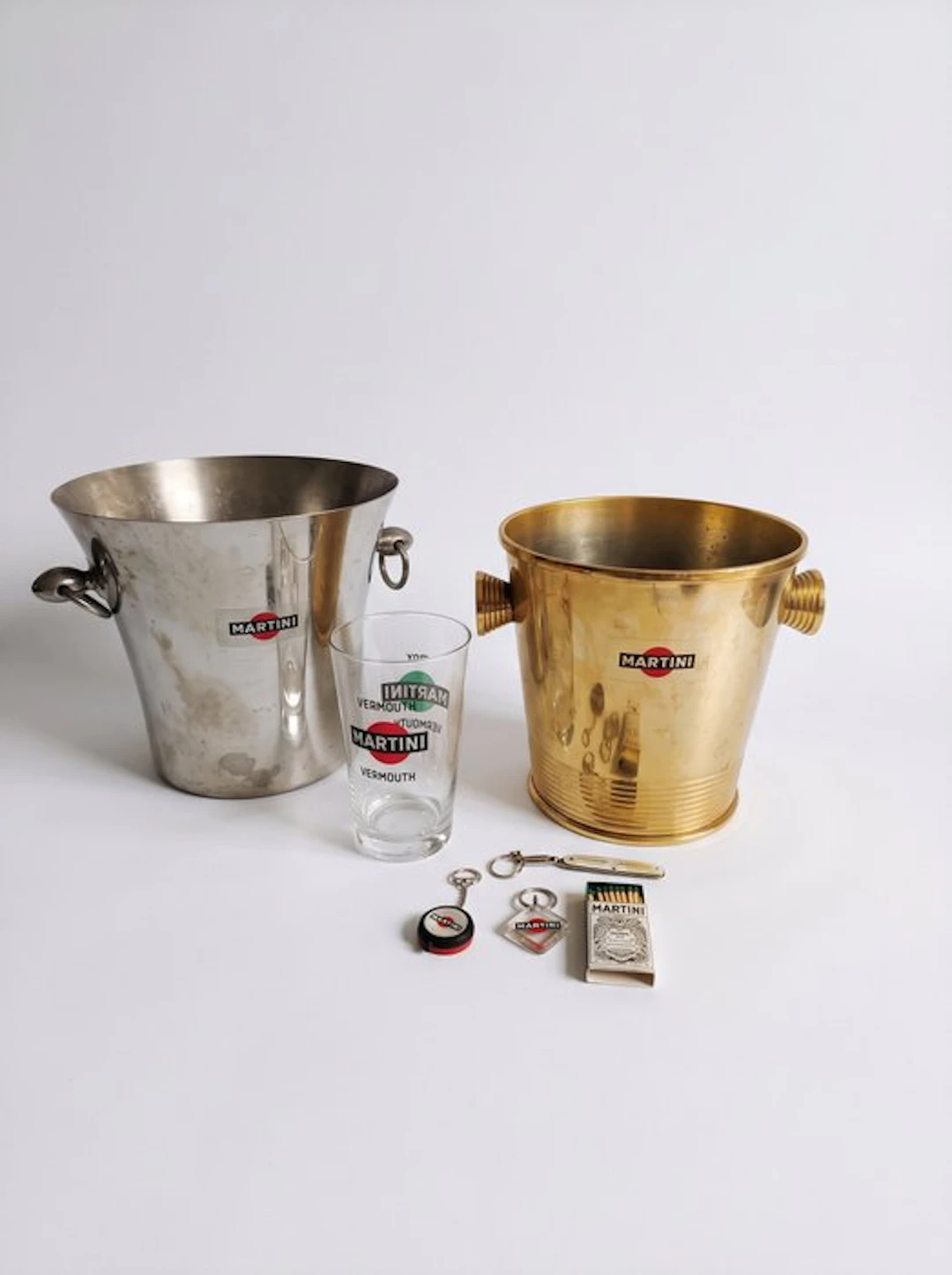 Martini Vermouth - Portachiavi/Bicchiere dosatore - 1970s...