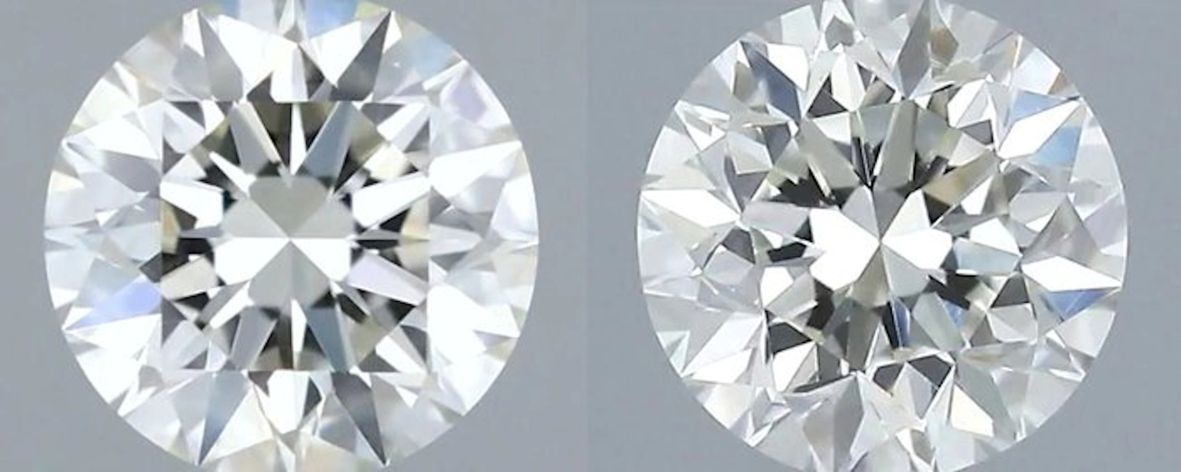 No reserve price - 2 pcs Diamond (Natural) - 1.01 ct...
