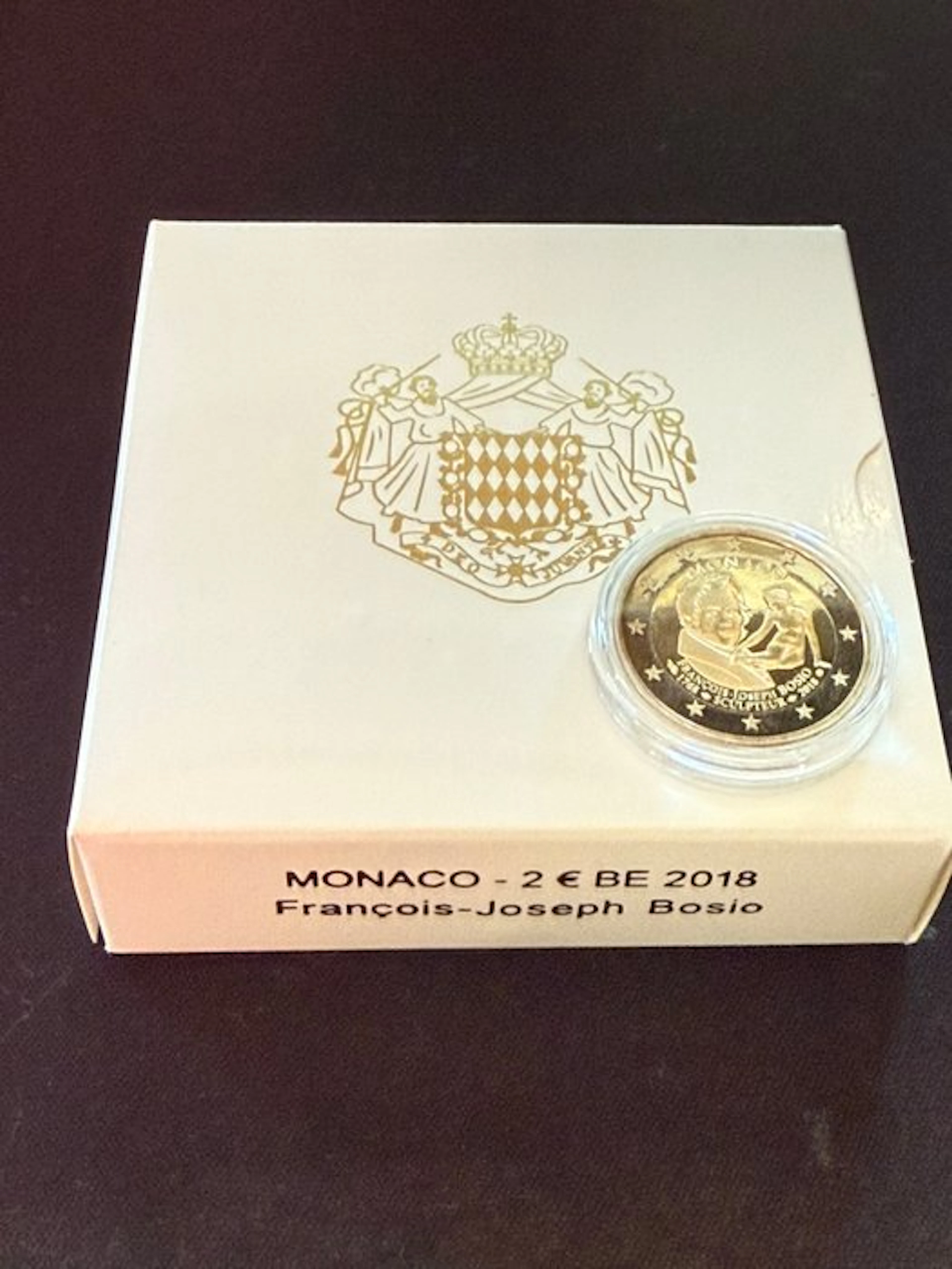 Monaco. 2 Euro 2018 "François-Joseph Bosio" Proof (No reserve price)