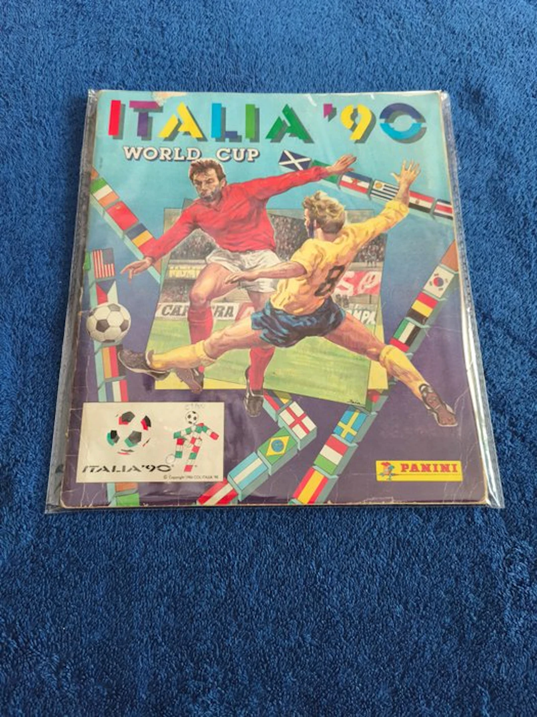 Panini WC Italy 90 + with Maradona sticker in good condition