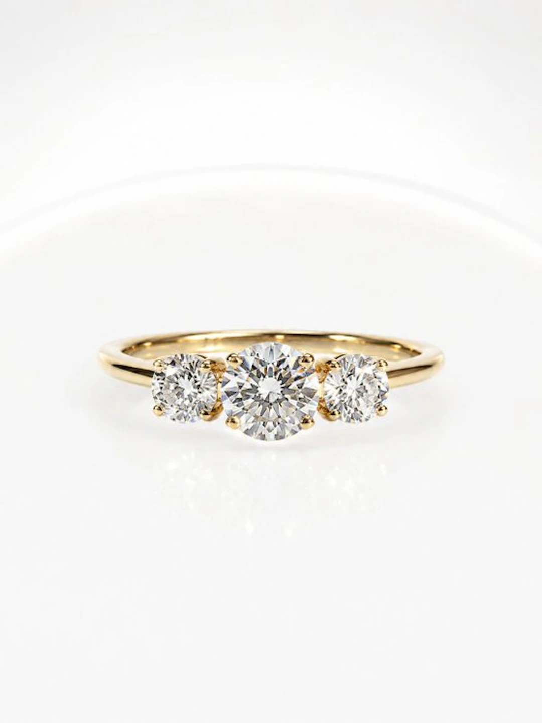 No reserve price - Ring - 14 kt