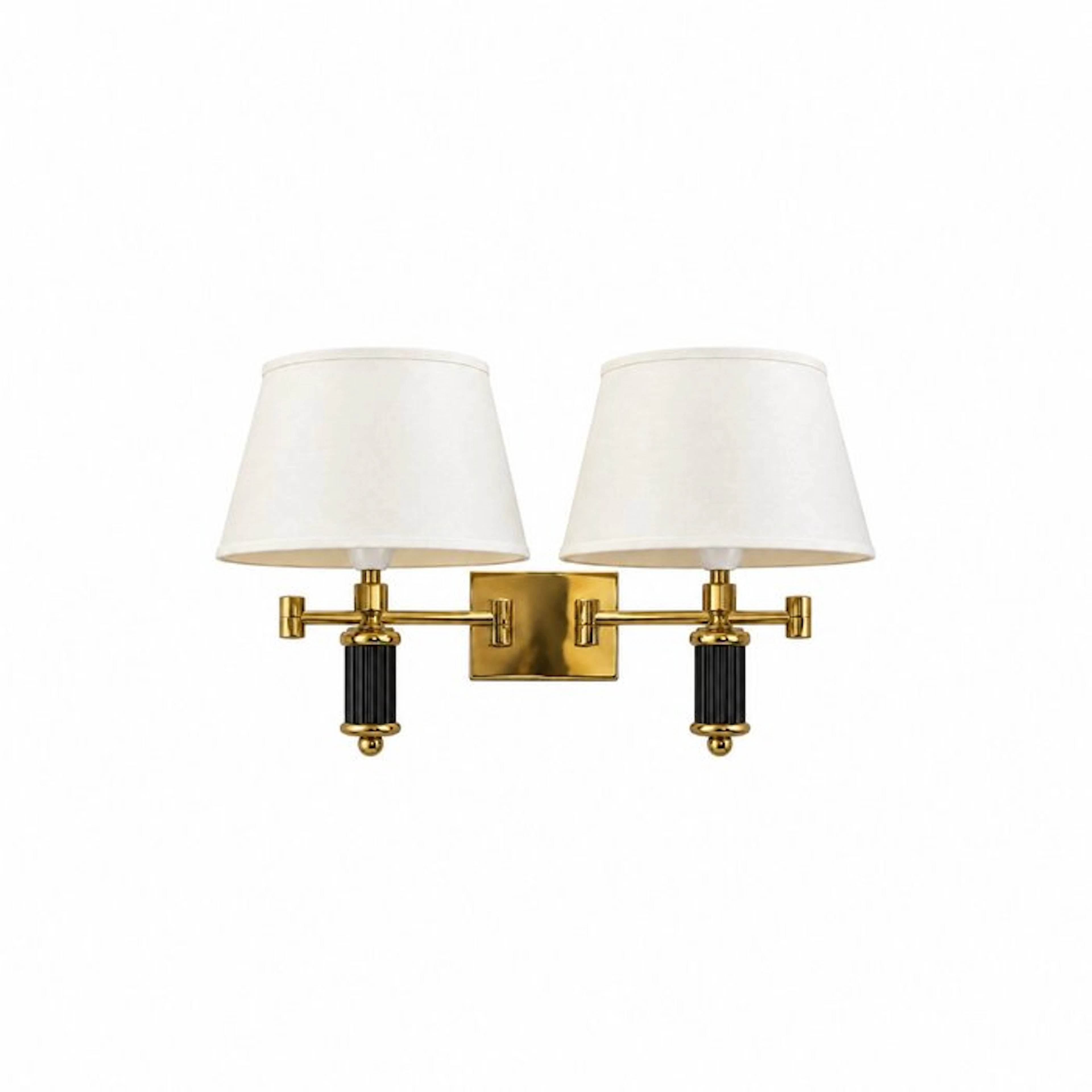 Wall sconce - Gilt brass - Mid-Century Regency style